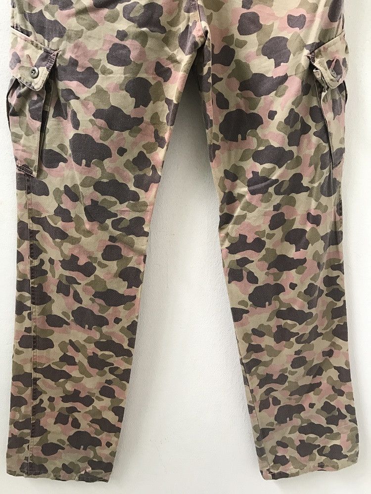 Boycott Vintage BOYCOTT Camo Cargo Trouser Pant Size US 31 - 8 Thumbnail