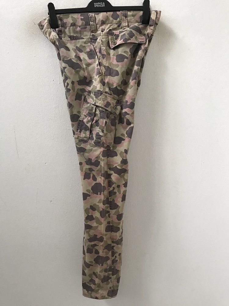 Boycott Vintage BOYCOTT Camo Cargo Trouser Pant Size US 31 - 10 Thumbnail