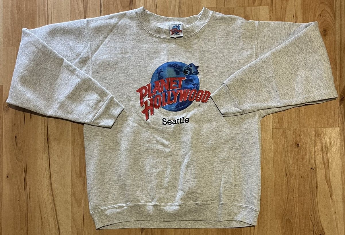Planet Hollywood × Vintage Vintage Planet Hollywood Seattle Crewneck Size US M / EU 48-50 / 2 - 1 Thumbnail