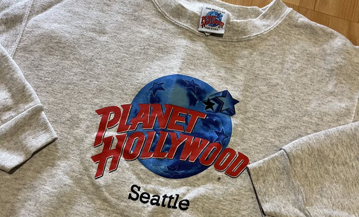 Planet Hollywood × Vintage Vintage Planet Hollywood Seattle Crewneck Size US M / EU 48-50 / 2 - 3 Thumbnail