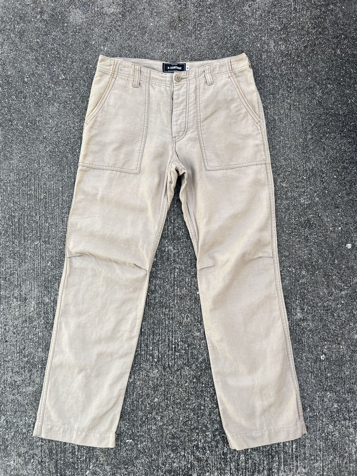 image of Japan Brand A Vontade Made In Japan Fatigue Trouser Pant, Men's (Size 30)