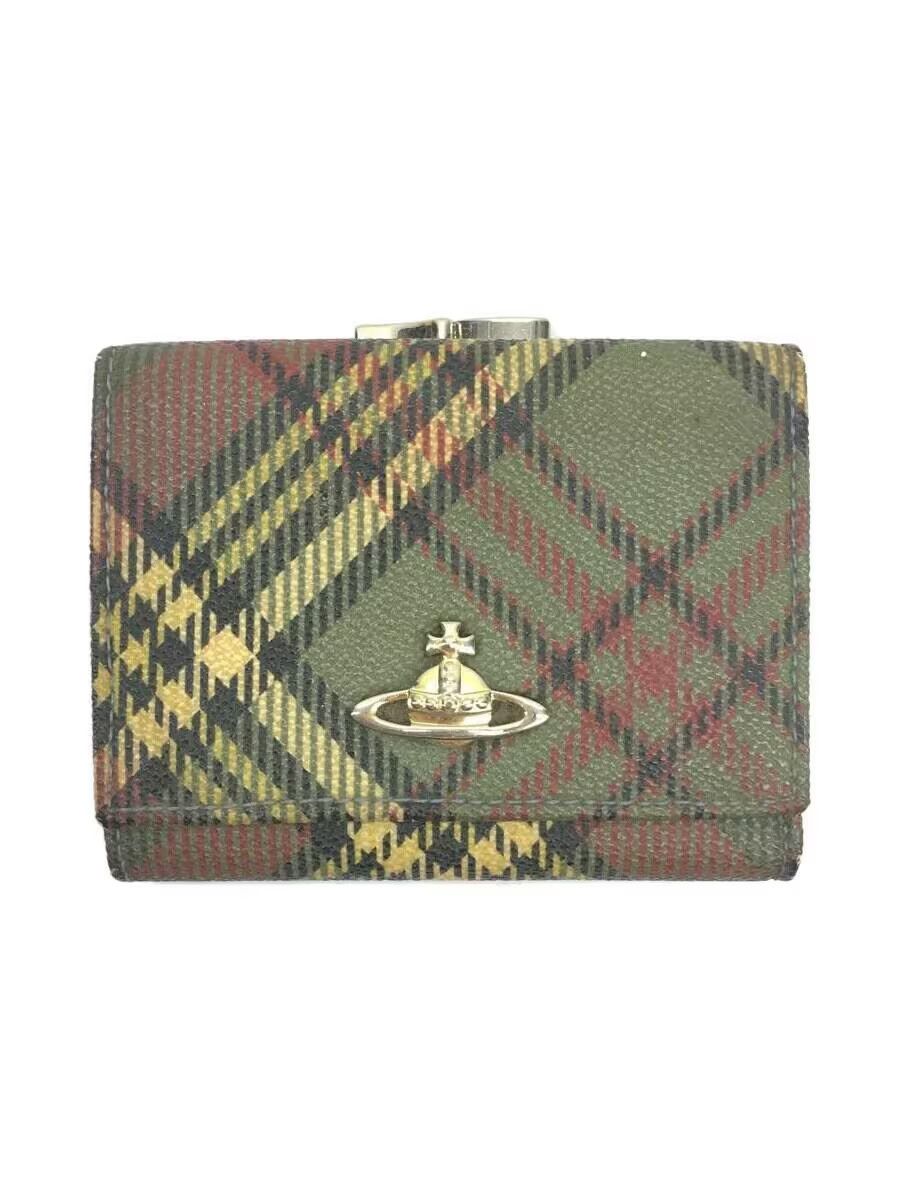 Vivienne Westwood Plaid Orb Leather Wallet | Grailed