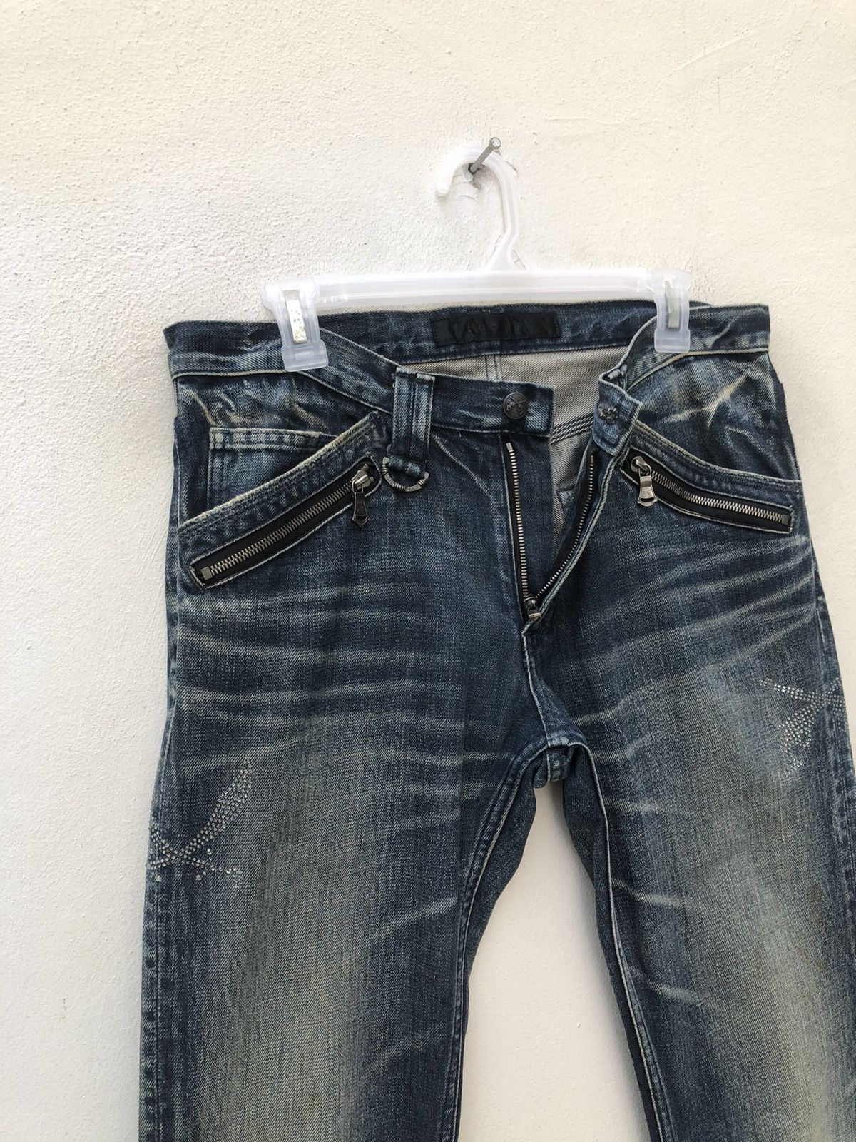 roarguns ROARGuns Made in Japan Slightly Ripped Denim Jeans Size US 32 / EU 48 - 5 Thumbnail