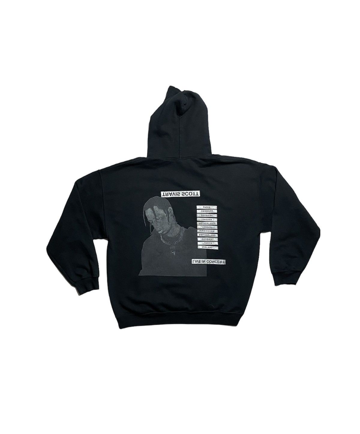 Hoodie Travis Scott Birds Eye View Tour 2017 - Taille M - Noir - Occasion Très Bon état