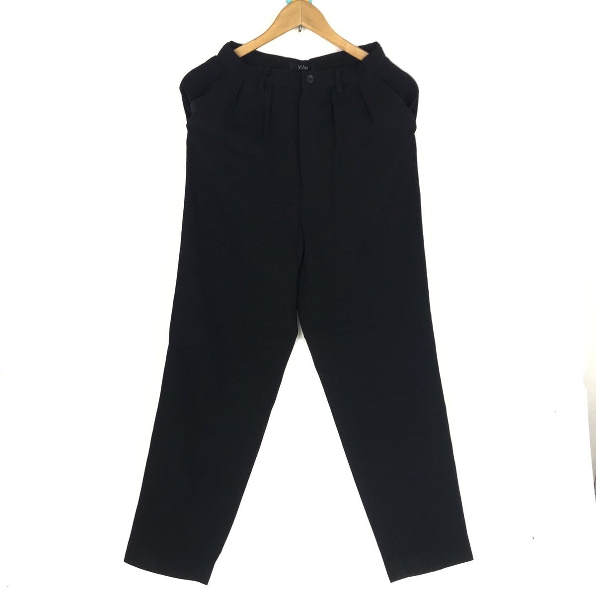 image of Y’S For Living Yohji Yamamoto Black Colour Slack Pants, Men's (Size 26)