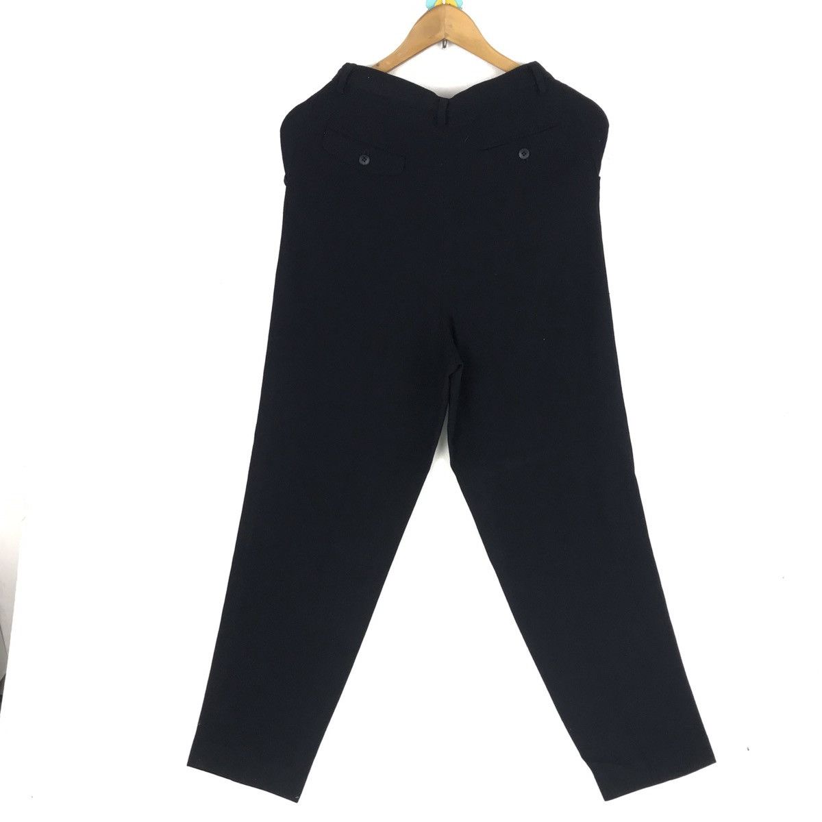 Yohji Yamamoto Y’s For Living Yohji Yamamoto Black Colour Slack Pants Size US 26 / EU 42 - 3 Thumbnail