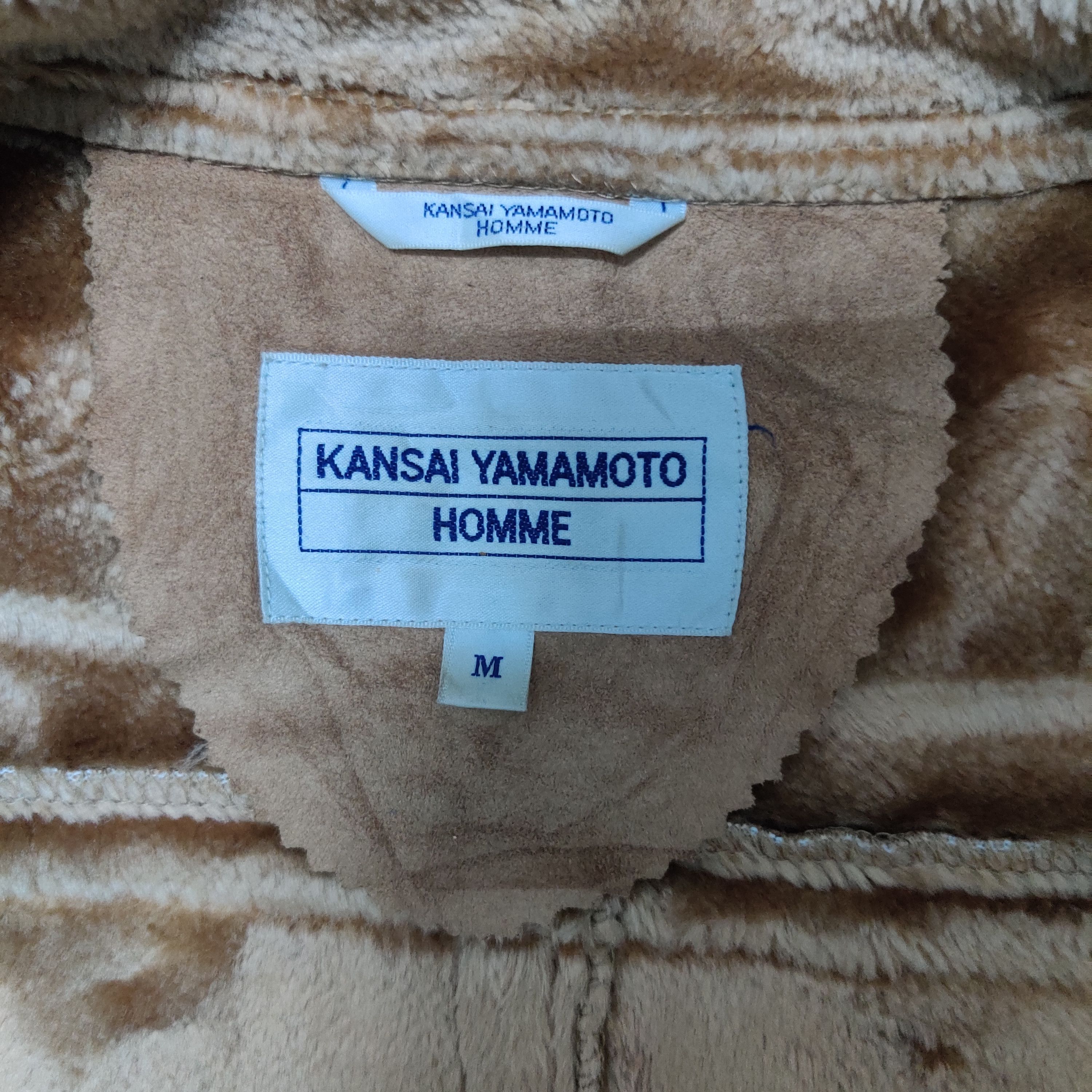 Kansai Yamamoto Vintage Kansai Yamamoto Homme Shearling Jacket Size US M / EU 48-50 / 2 - 9 Thumbnail