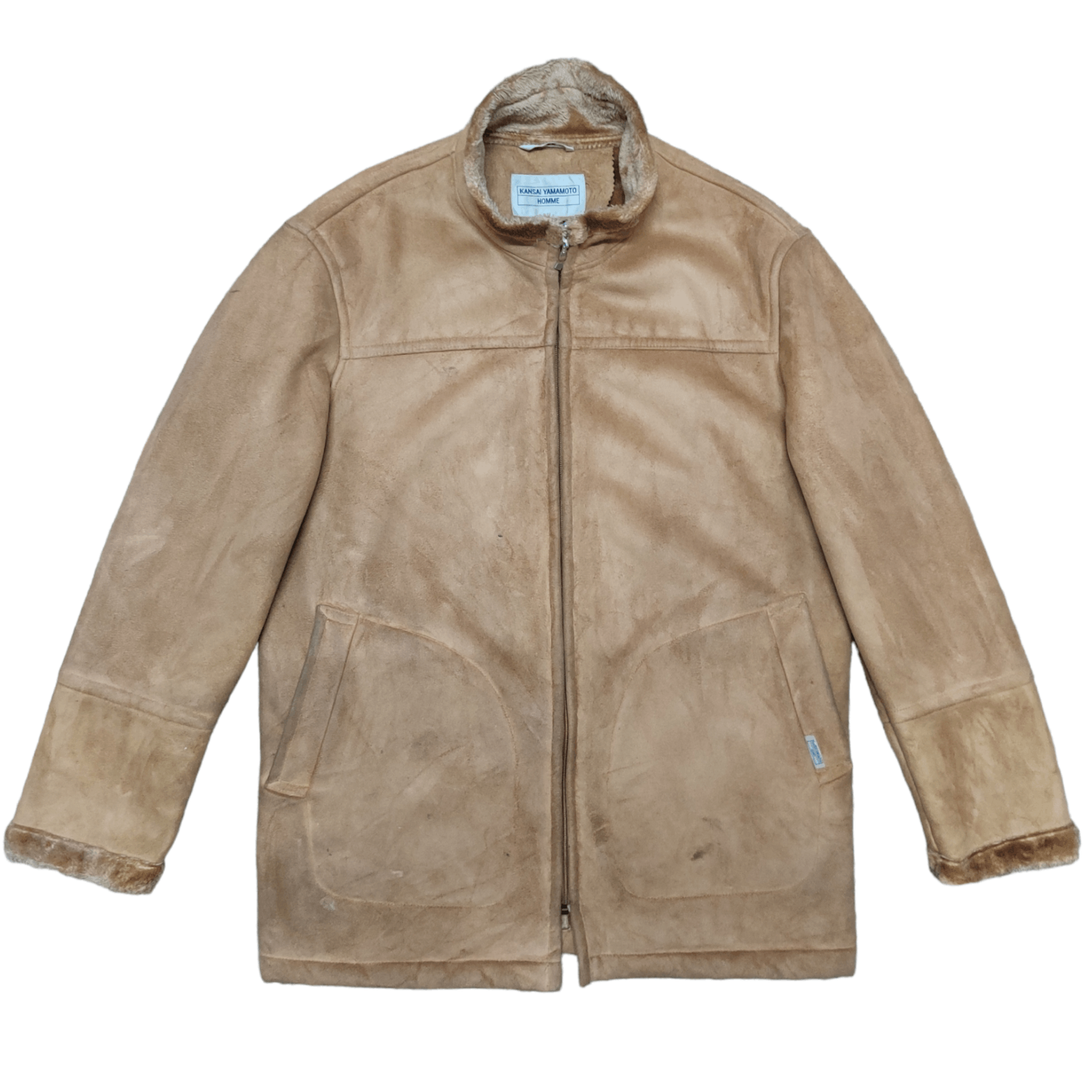 Kansai Yamamoto Vintage Kansai Yamamoto Homme Shearling Jacket Size US M / EU 48-50 / 2 - 1 Thumbnail