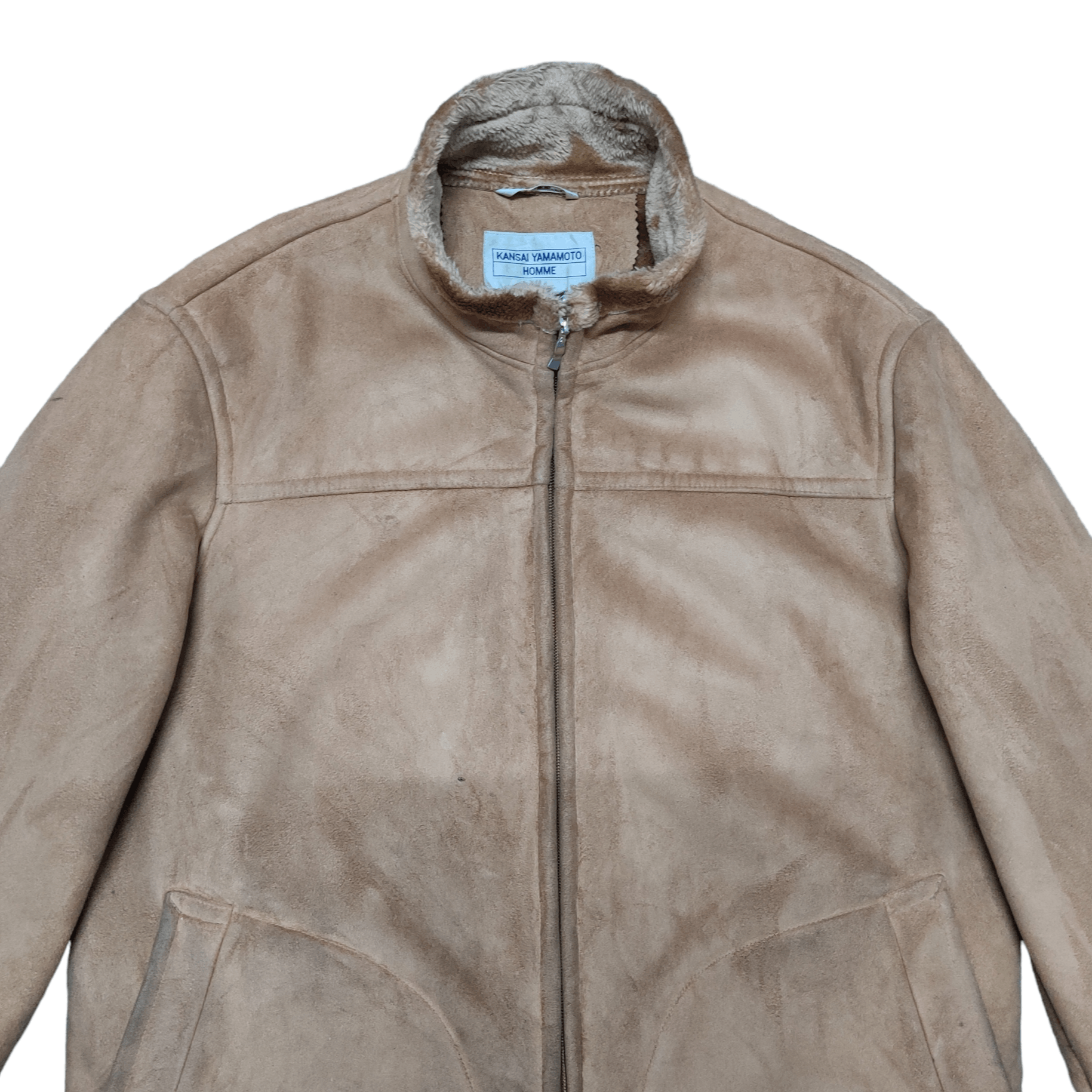 Kansai Yamamoto Vintage Kansai Yamamoto Homme Shearling Jacket Size US M / EU 48-50 / 2 - 2 Thumbnail