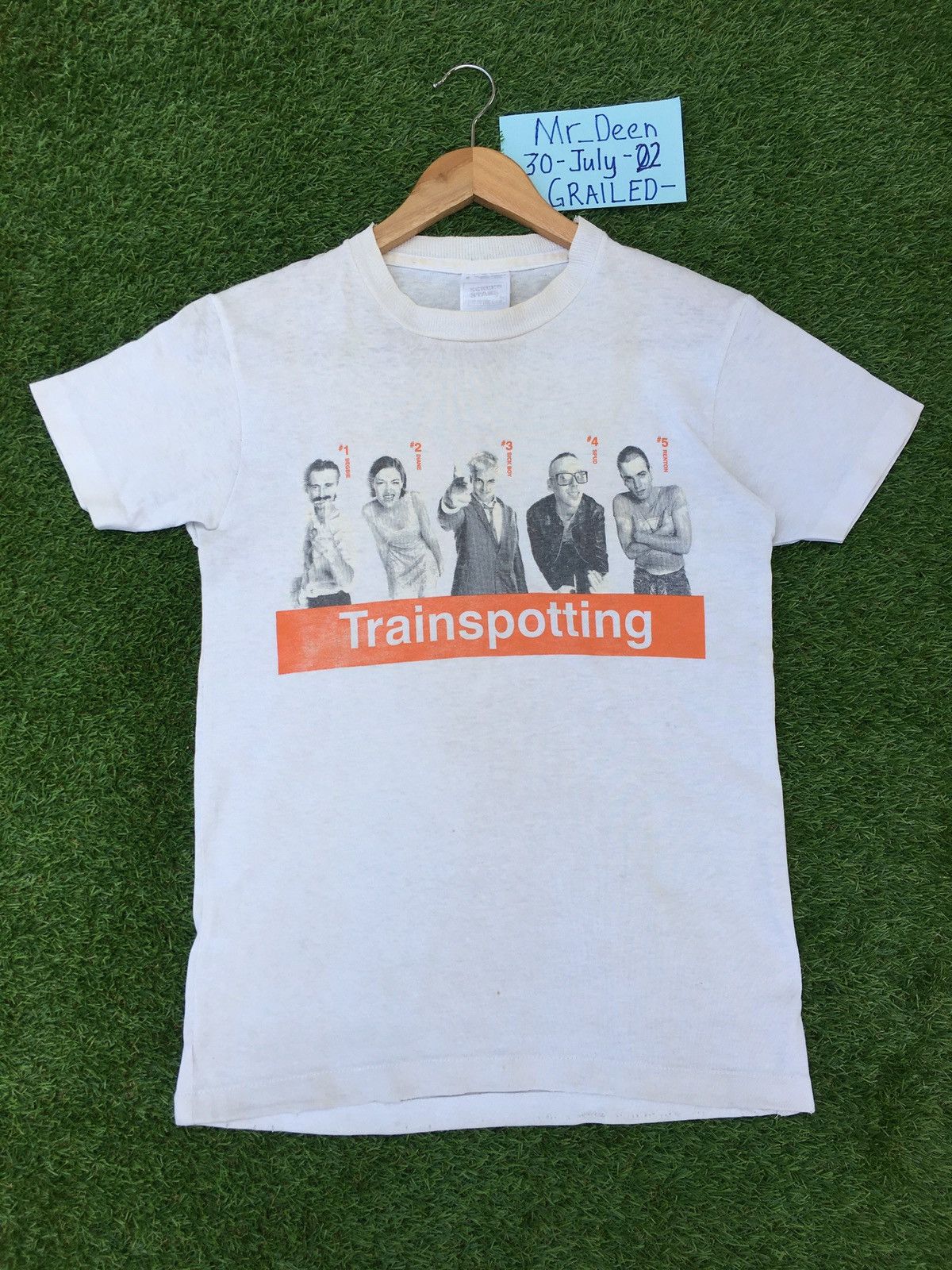 Vintage Vtg Trainspotting CastingPoster Comedy Movie Danny Boyle Tee Size US S / EU 44-46 / 1 - 2 Thumbnail