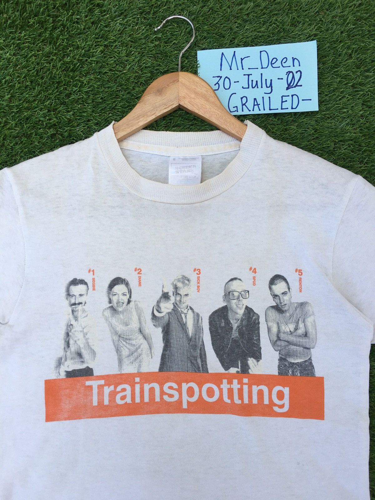 Vintage Vtg Trainspotting CastingPoster Comedy Movie Danny Boyle Tee Size US S / EU 44-46 / 1 - 6 Thumbnail