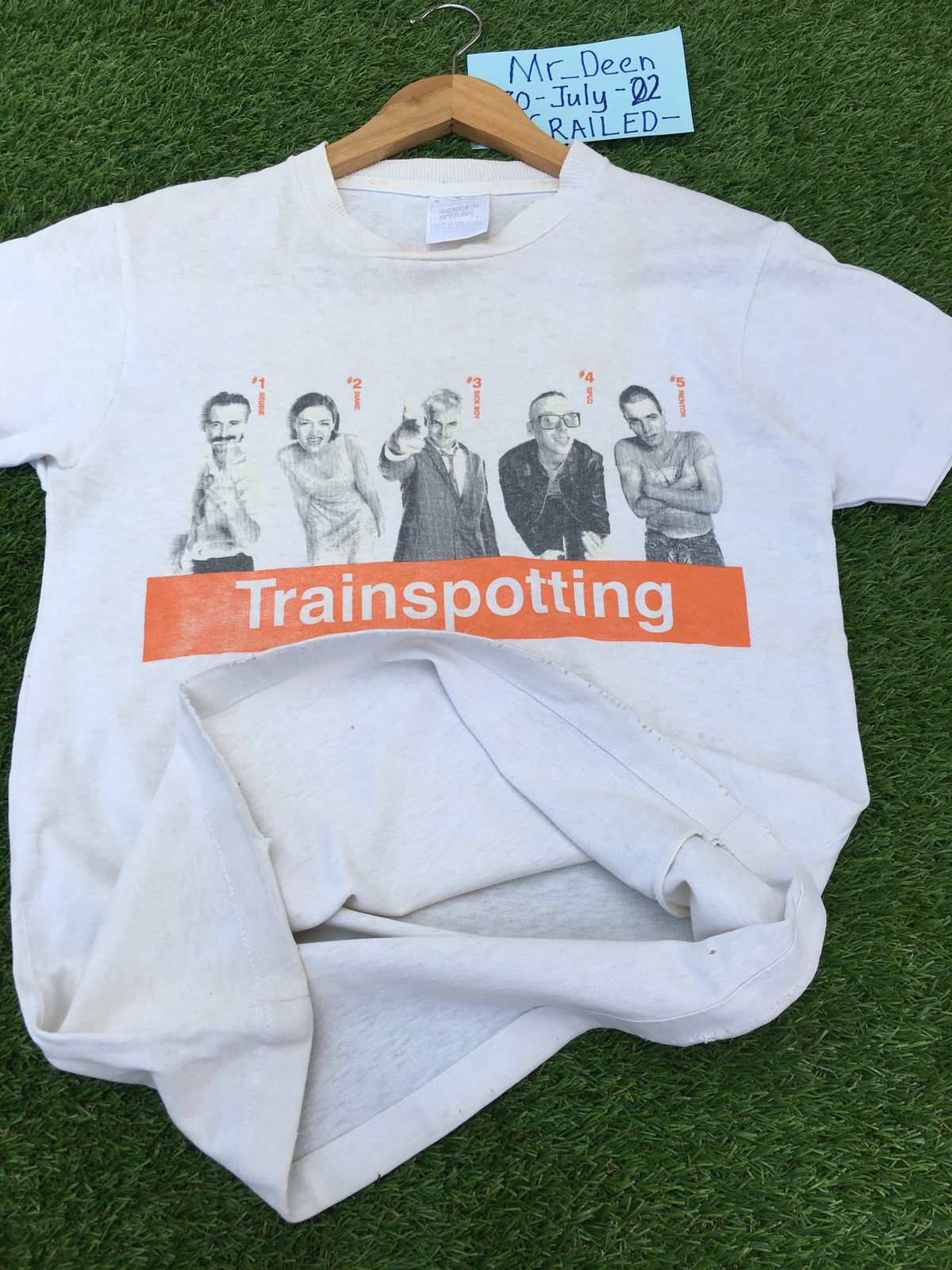 Vintage Vtg Trainspotting CastingPoster Comedy Movie Danny Boyle Tee Size US S / EU 44-46 / 1 - 15 Thumbnail