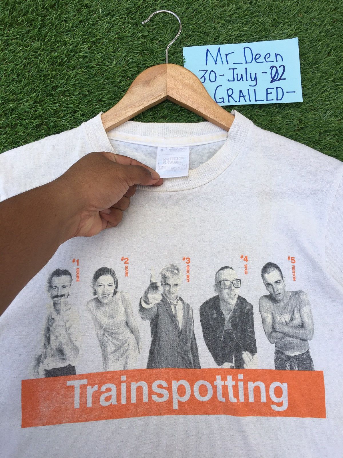 Vintage Vtg Trainspotting CastingPoster Comedy Movie Danny Boyle Tee Size US S / EU 44-46 / 1 - 8 Thumbnail
