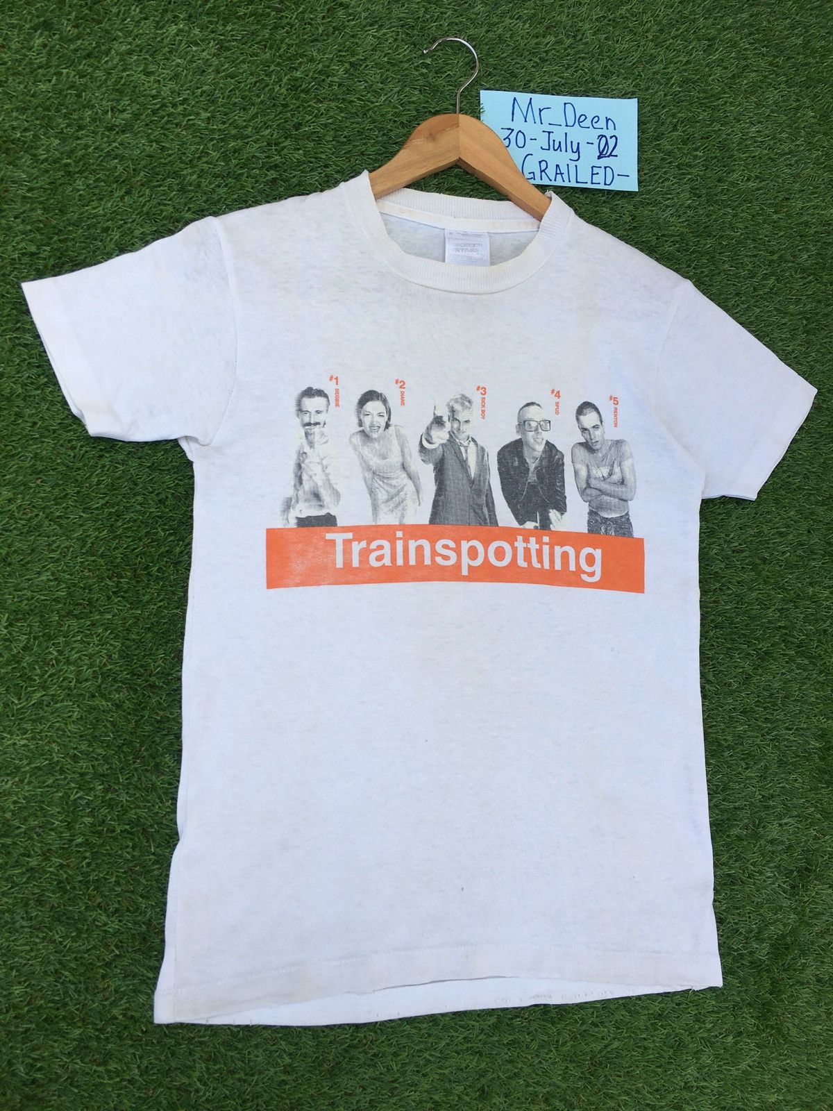 Vintage Vtg Trainspotting CastingPoster Comedy Movie Danny Boyle Tee Size US S / EU 44-46 / 1 - 3 Thumbnail