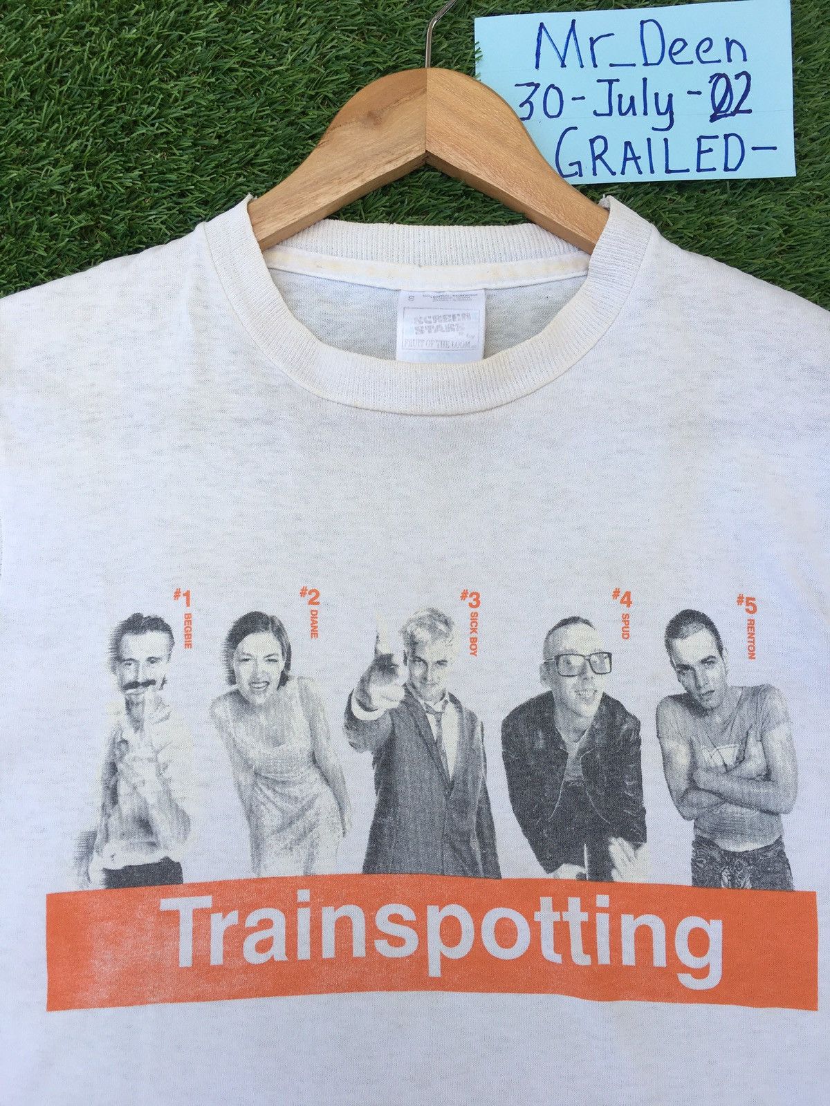 Vintage Vtg Trainspotting CastingPoster Comedy Movie Danny Boyle Tee Size US S / EU 44-46 / 1 - 7 Thumbnail