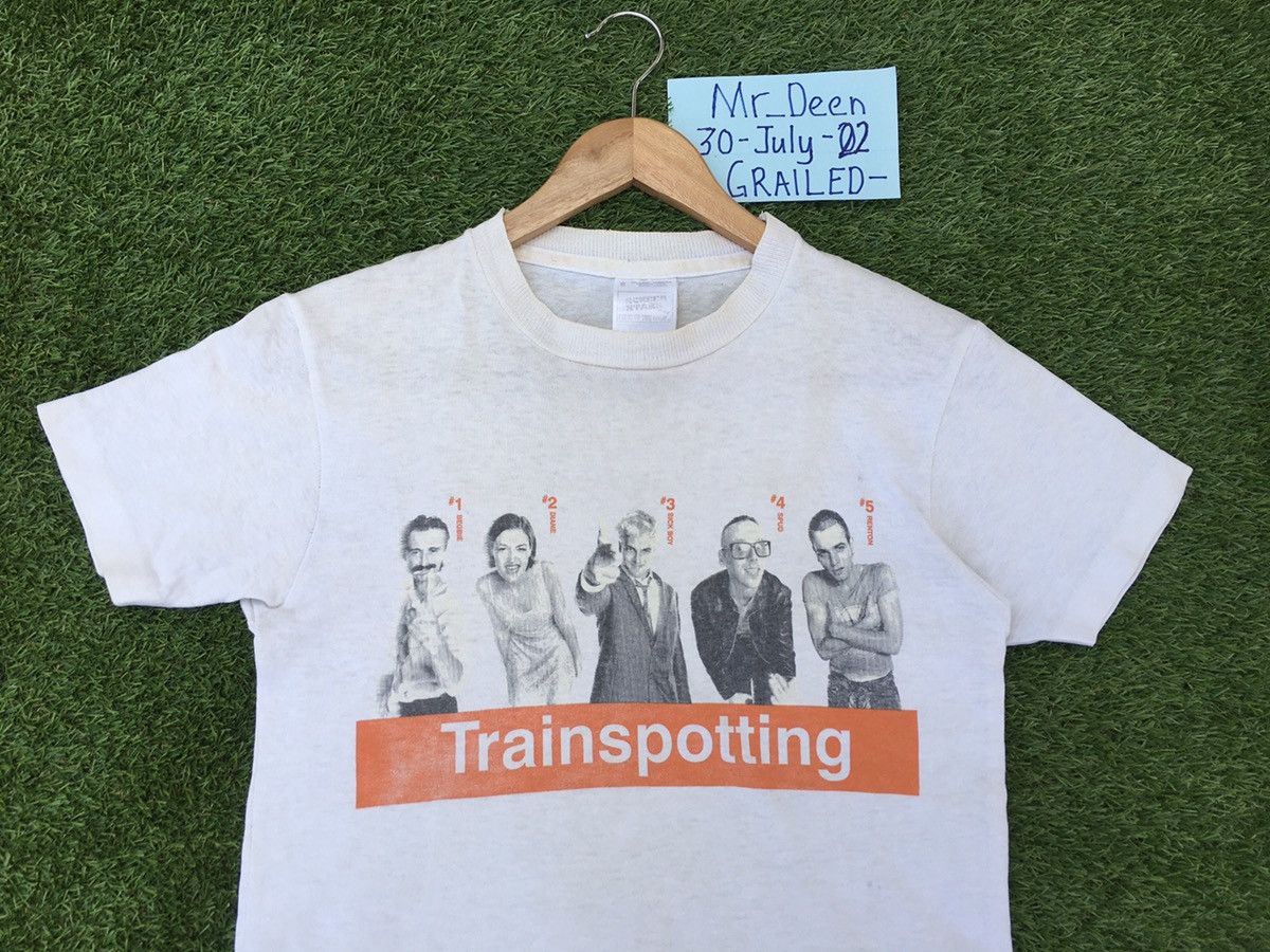 Vintage Vtg Trainspotting CastingPoster Comedy Movie Danny Boyle Tee Size US S / EU 44-46 / 1 - 1 Thumbnail