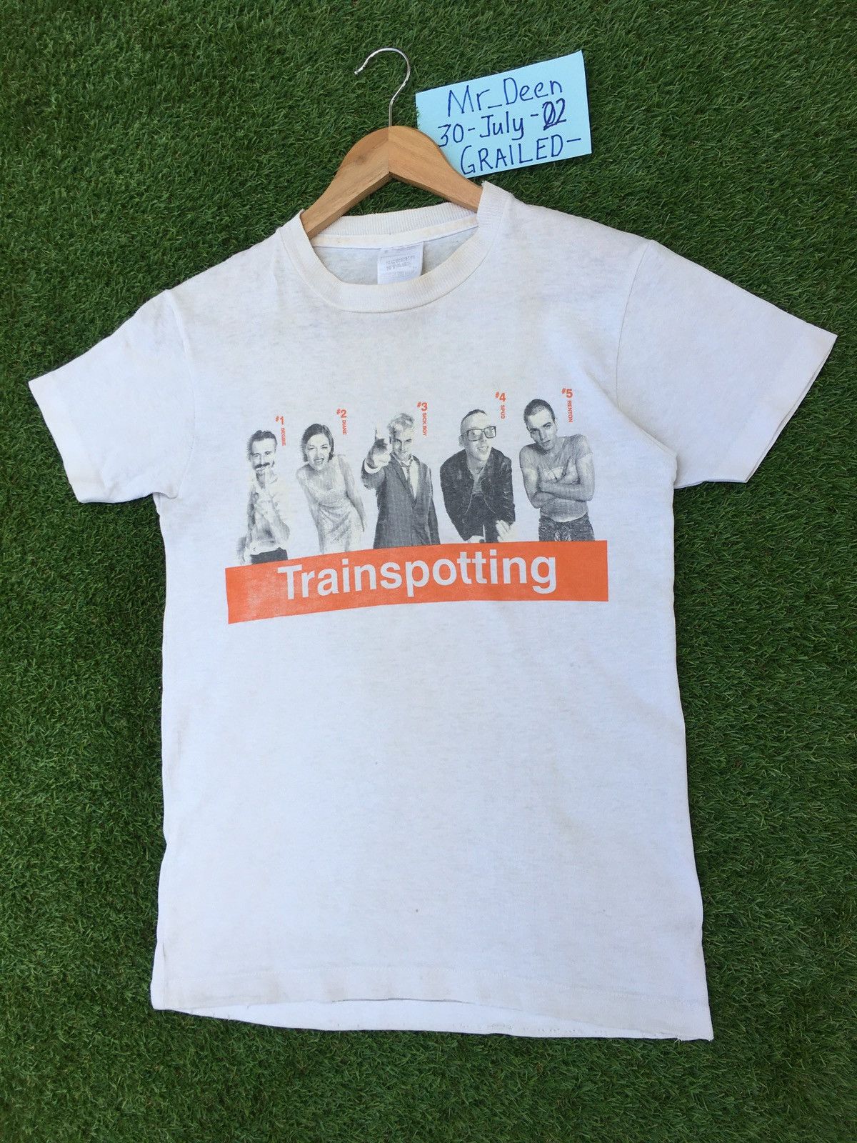 Vintage Vtg Trainspotting CastingPoster Comedy Movie Danny Boyle Tee Size US S / EU 44-46 / 1 - 4 Thumbnail