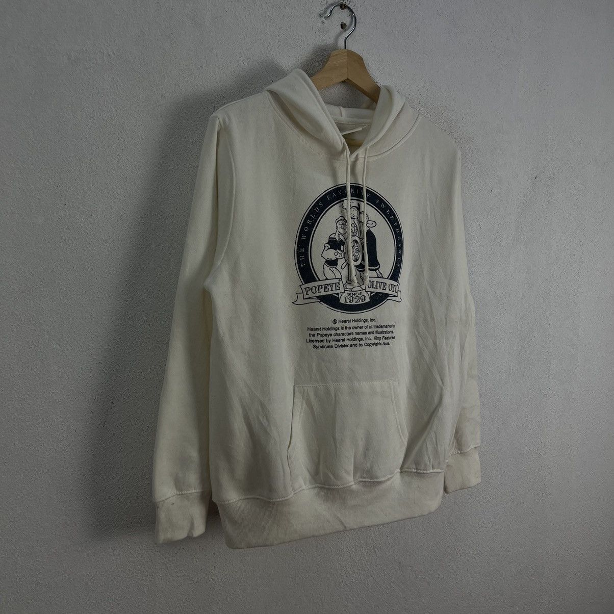 Cartoon Network VINTAGE POPEYE THE SAILOR MAN HOODIE BIG LOGO Size US L / EU 52-54 / 3 - 2 Thumbnail