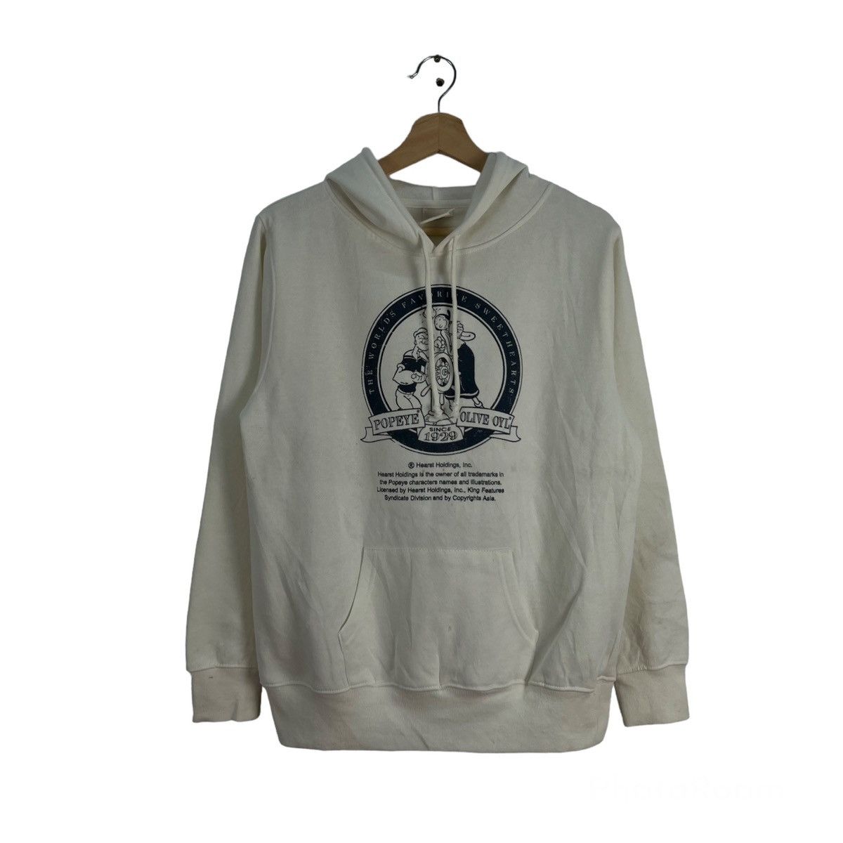 Cartoon Network VINTAGE POPEYE THE SAILOR MAN HOODIE BIG LOGO Size US L / EU 52-54 / 3 - 1 Thumbnail