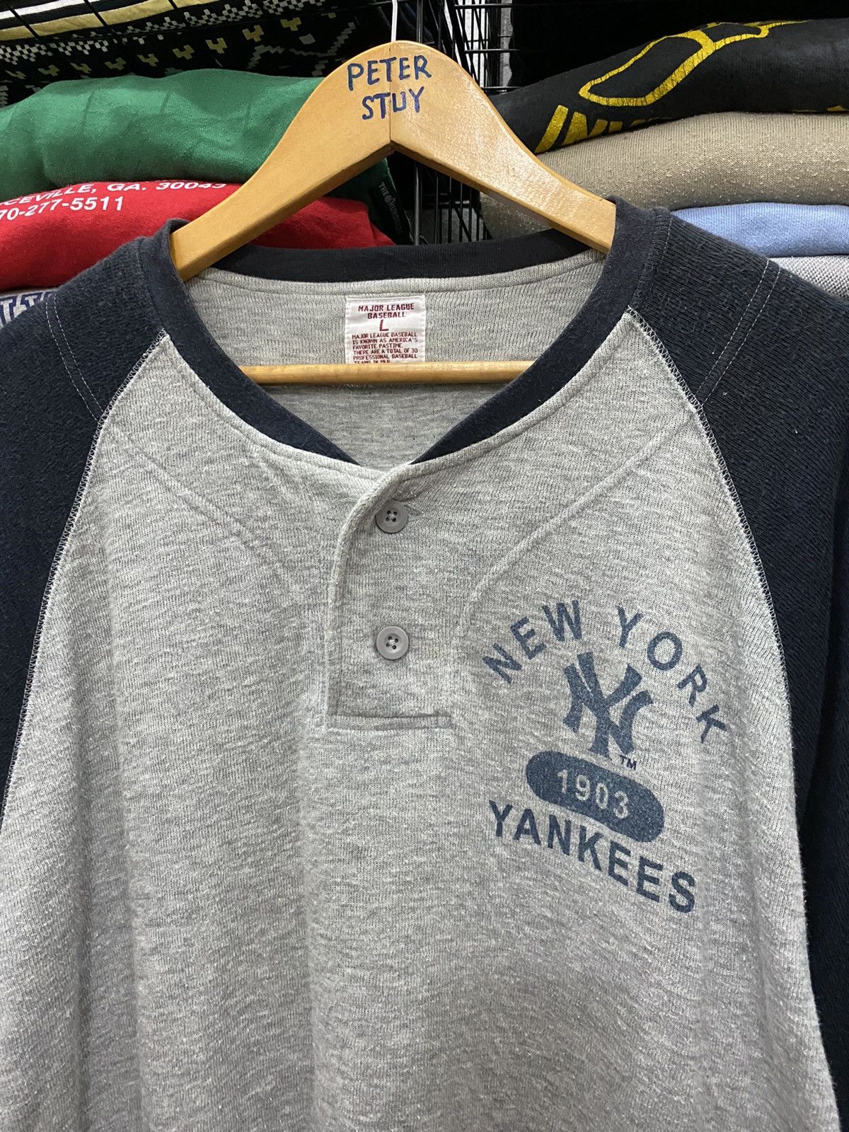 MLB × New York Yankees × Vintage UNIQLO x NEW YORK YANKEES SHIRT Size US L / EU 52-54 / 3 - 2 Thumbnail