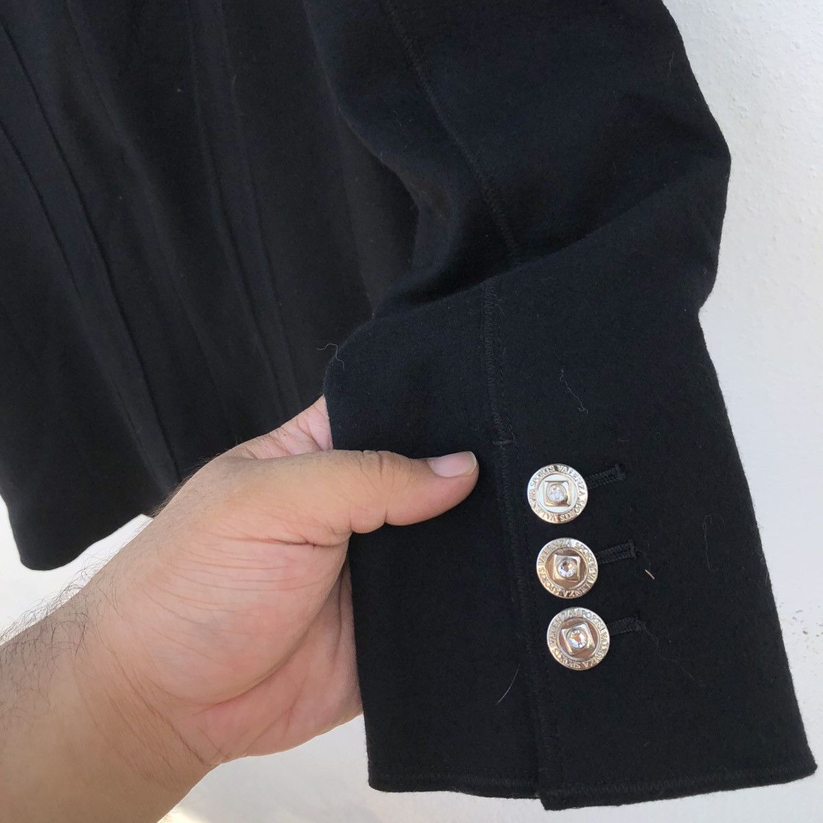 Japanese Brand LUXURY VALENZA BIG LOGO BLACK MADE IN JAPAN Size US M / EU 48-50 / 2 - 7 Thumbnail