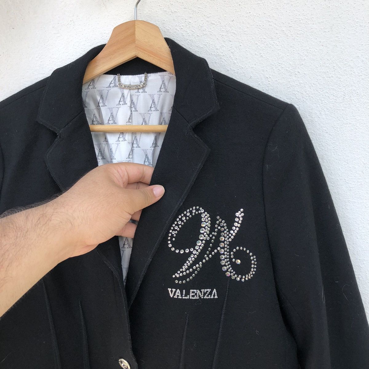 Japanese Brand LUXURY VALENZA BIG LOGO BLACK MADE IN JAPAN Size US M / EU 48-50 / 2 - 3 Thumbnail