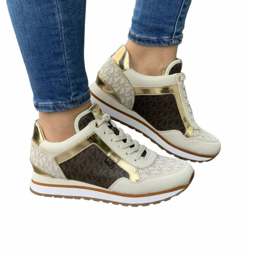 michael kors mixed media sneakers