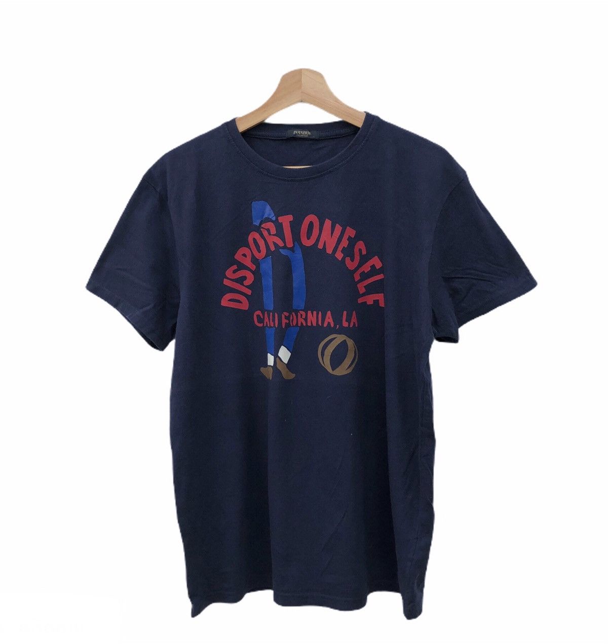 Japanese Brand IVANHOE COLLECTIONS T-SHIRT BIG LOGO Size US L / EU 52-54 / 3 - 1 Thumbnail