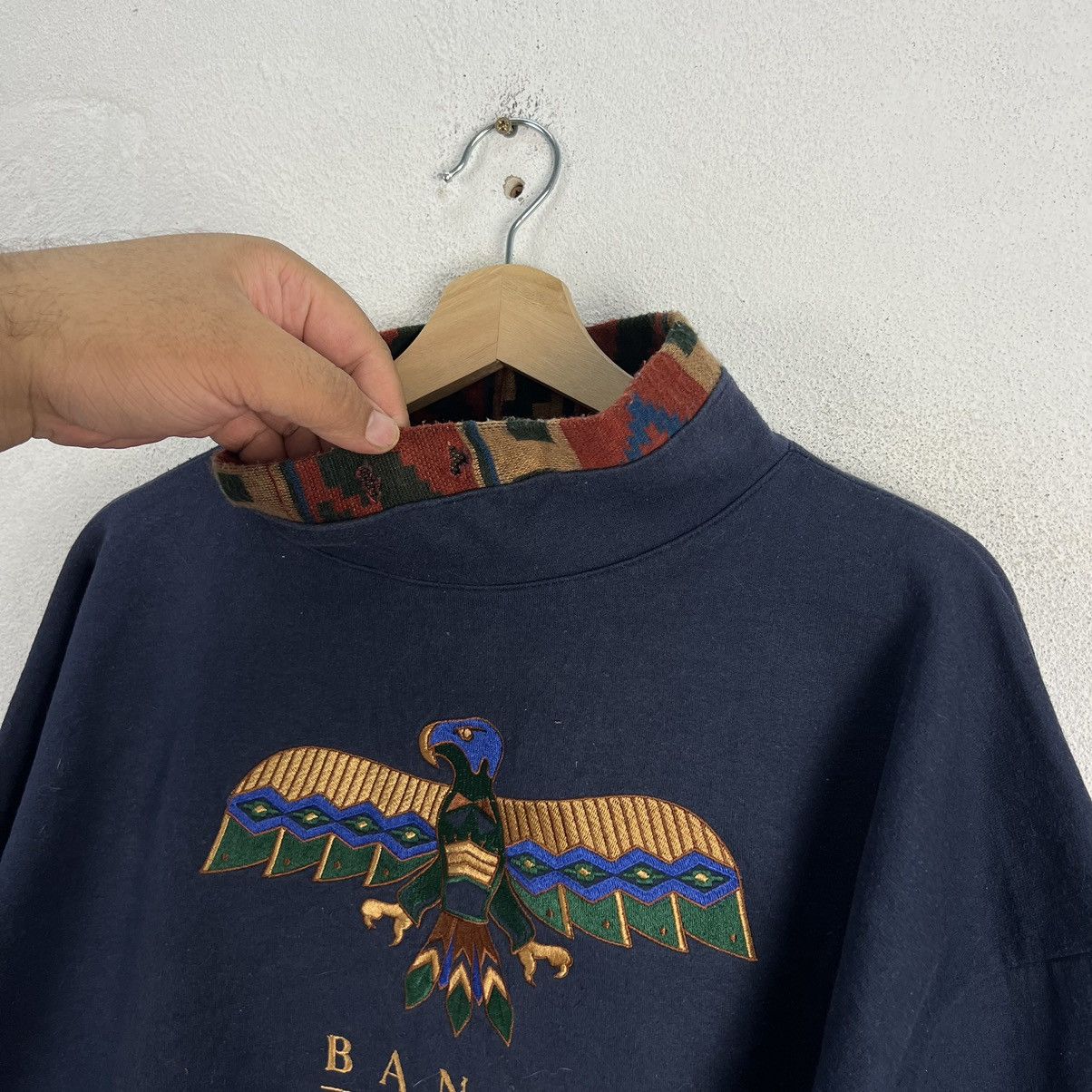 Japanese Brand VINTAGE SWEATSHIRT HIGH COLLAR BANFF CANADA EMBROIDERED LOGO Size US M / EU 48-50 / 2 - 5 Thumbnail
