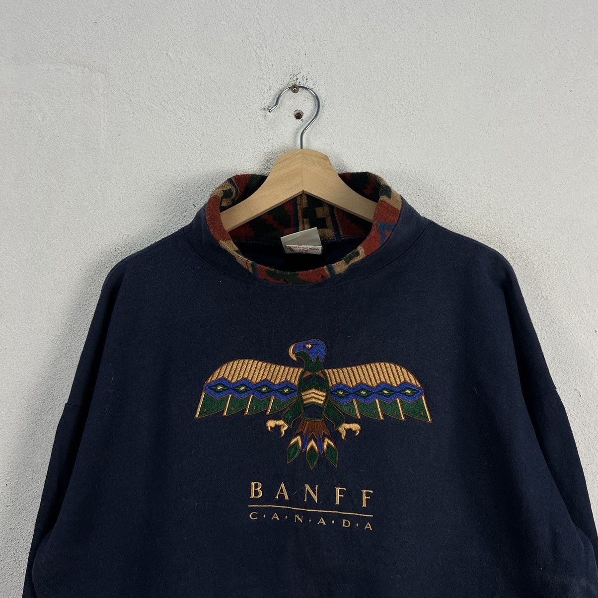 Japanese Brand VINTAGE SWEATSHIRT HIGH COLLAR BANFF CANADA EMBROIDERED LOGO Size US M / EU 48-50 / 2 - 3 Thumbnail