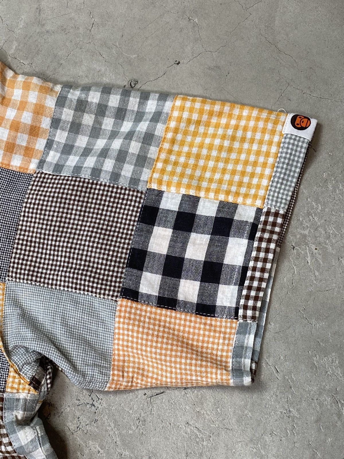 Bape Bape “Baby Milo” Patchwork Shirt Size US M / EU 48-50 / 2 - 4 Thumbnail