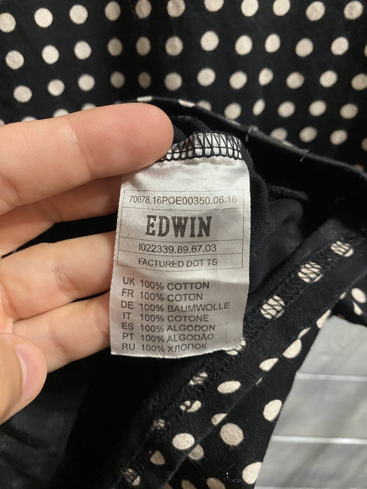 Edwin Rare Beautiful T-Shirt Edwin. Size US S / EU 44-46 / 1 - 11 Thumbnail