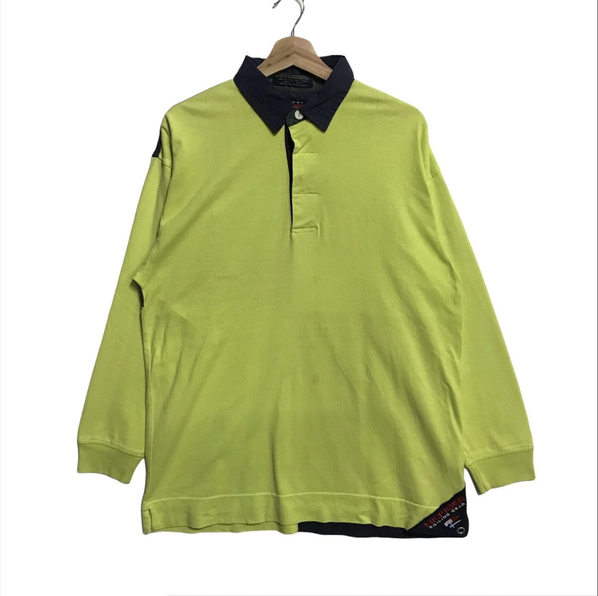 Other Vintage Tommy Hilfiger Sailing Gear Long Sleeve Polos Shirt Size US L / EU 52-54 / 3 - 2 Thumbnail