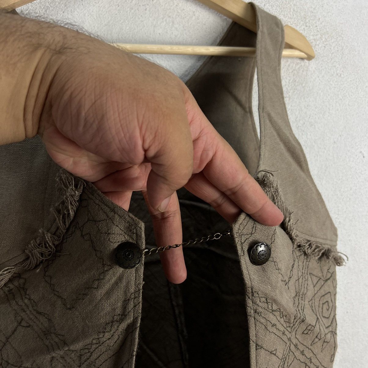 Japanese Brand VINTAGE VEST JAPON ACCOLE Size US M / EU 48-50 / 2 - 6 Thumbnail