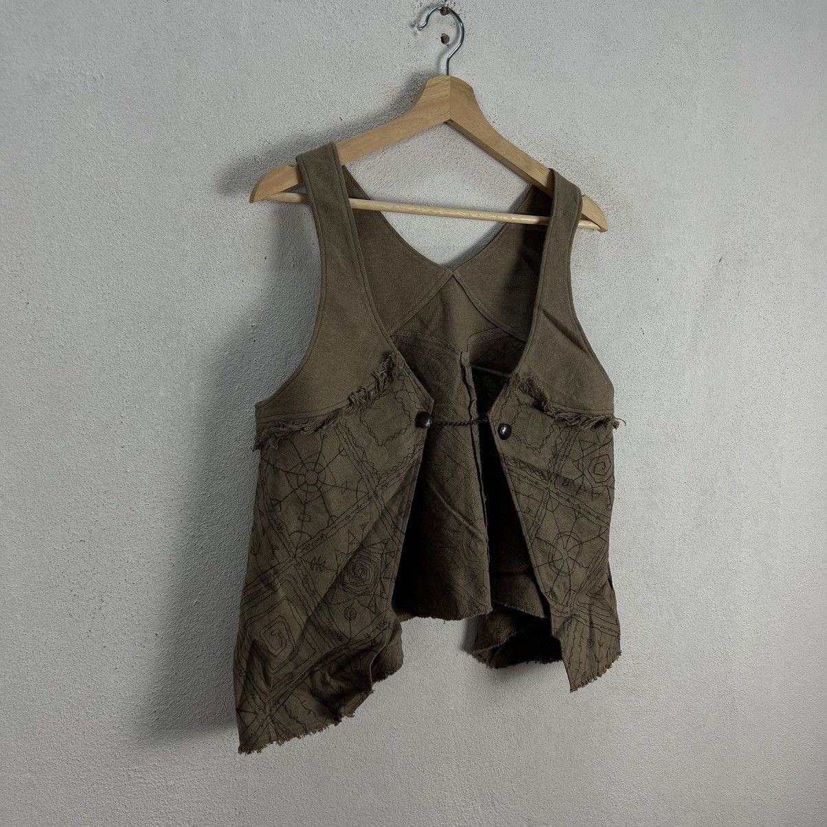 Japanese Brand VINTAGE VEST JAPON ACCOLE Size US M / EU 48-50 / 2 - 2 Thumbnail