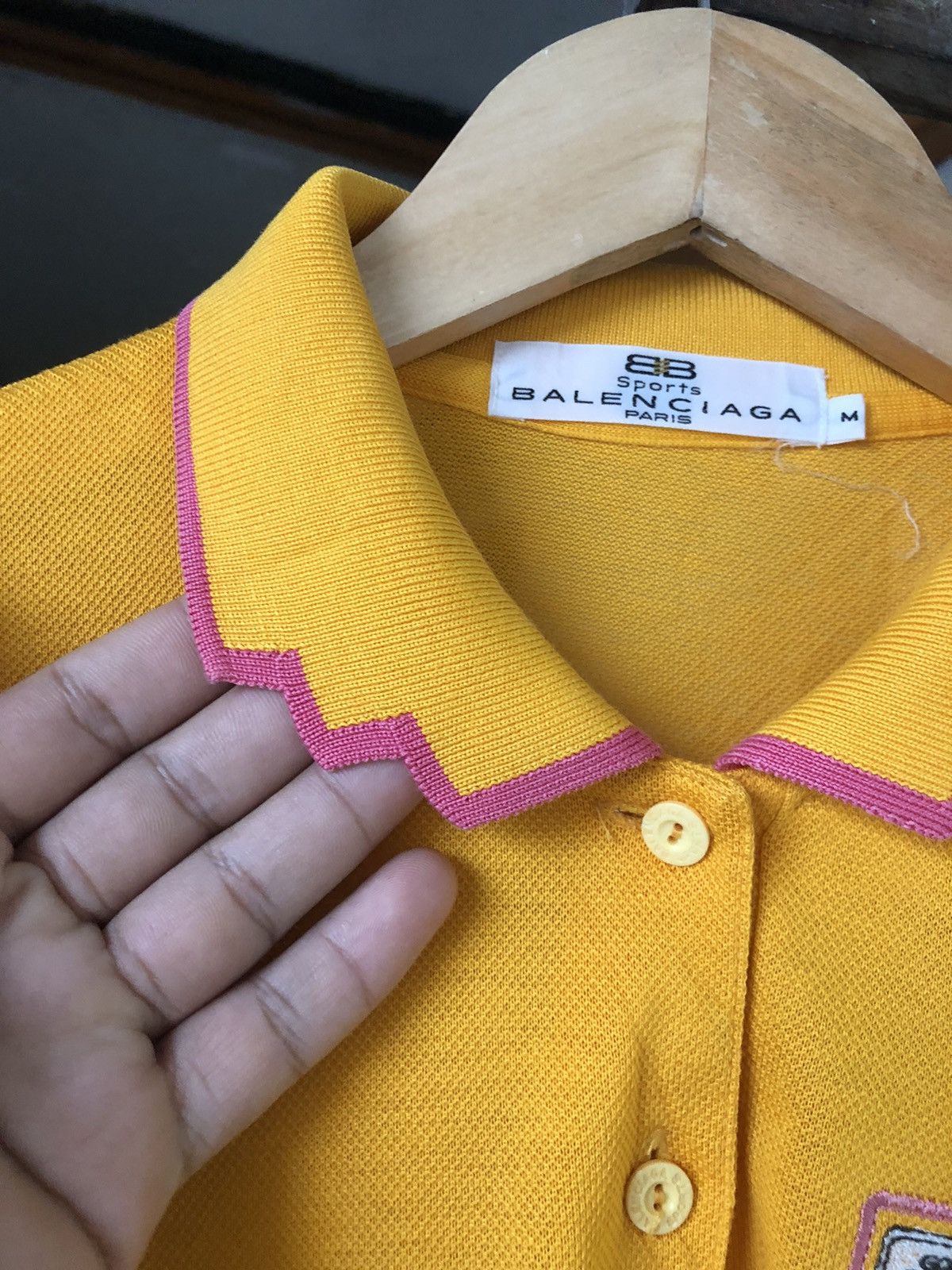 Balenciaga Vintage Balenciaga Sport Long Sleeve Polo Shirt Size M / US 6-8 / IT 42-44 - 8 Thumbnail