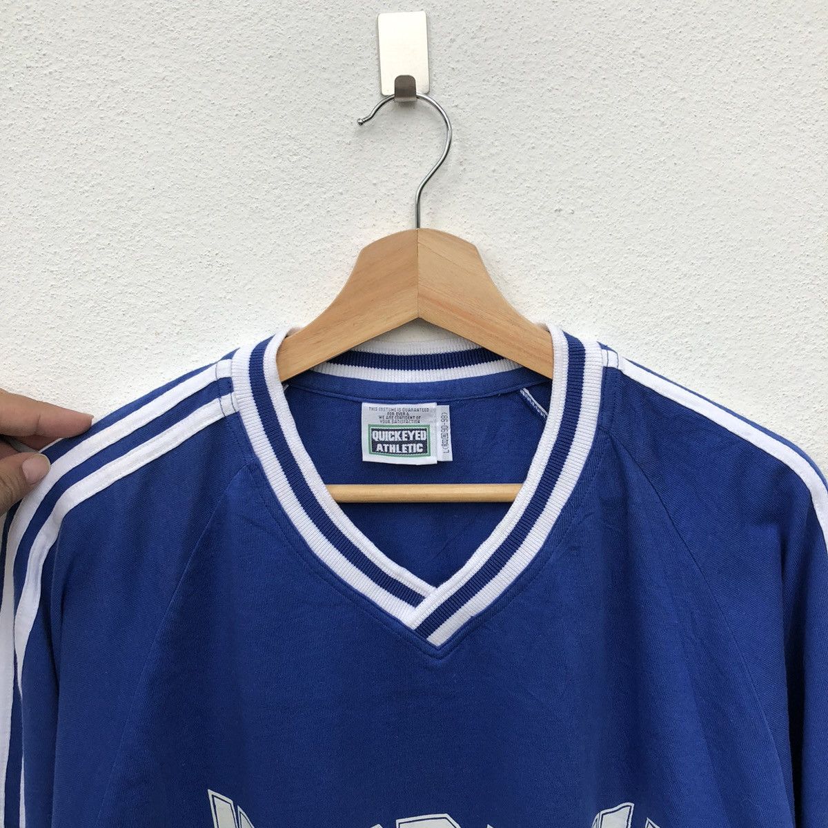 Japanese Brand QUICKEYED ATHLETIC LONG SLEEVE BIG LOGO INSPIRED BY ADIDAS Size US L / EU 52-54 / 3 - 4 Thumbnail