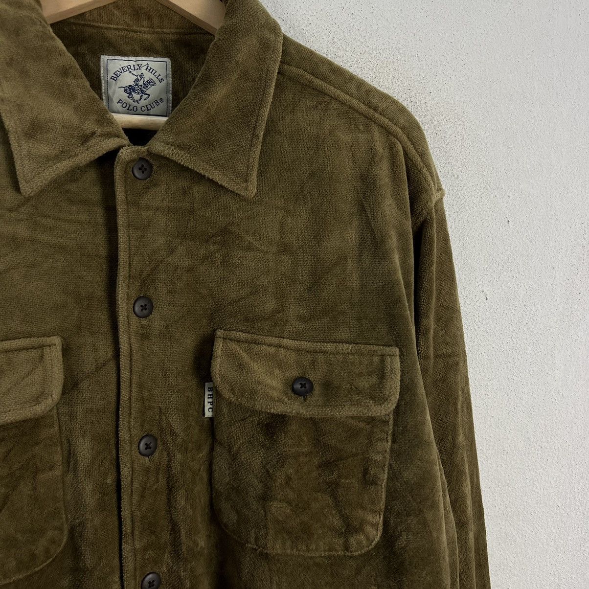 Japanese Brand VINTAGE VELVET JACKET BEVERLY HILLS POLO CLUB JAPAN Size US L / EU 52-54 / 3 - 5 Thumbnail