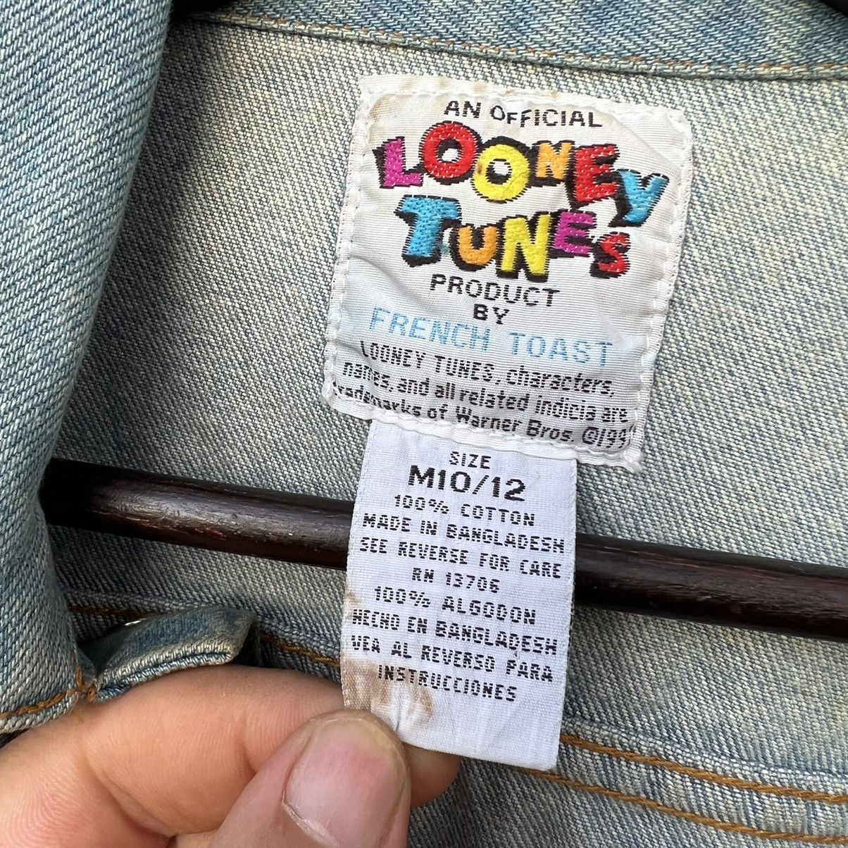 Cartoon Network × Japanese Brand VINTAGE LOONEY TUNES BIG LOGO CARTOON DENIM JACKET Size US M / EU 48-50 / 2 - 12 Thumbnail