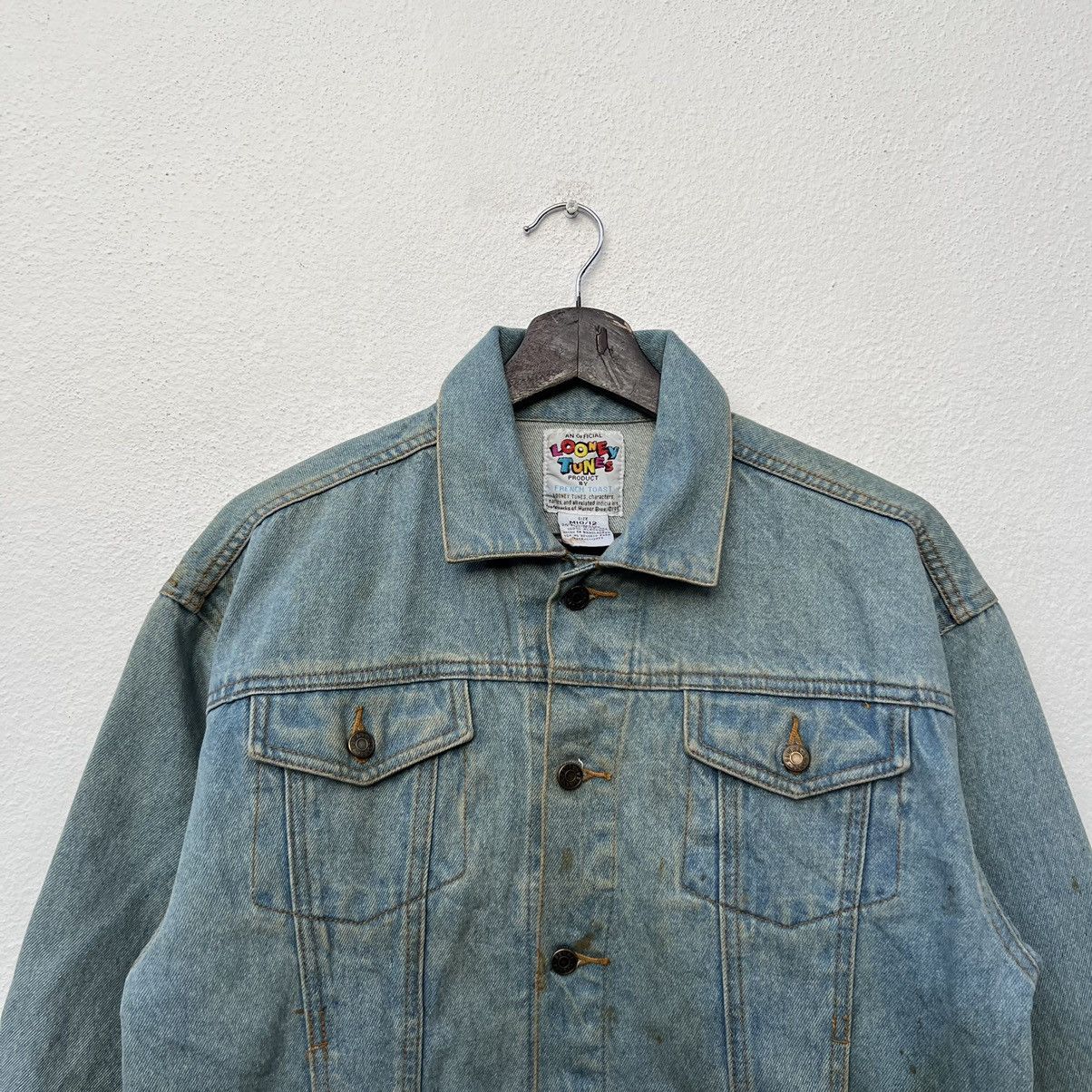 Cartoon Network × Japanese Brand VINTAGE LOONEY TUNES BIG LOGO CARTOON DENIM JACKET Size US M / EU 48-50 / 2 - 4 Thumbnail