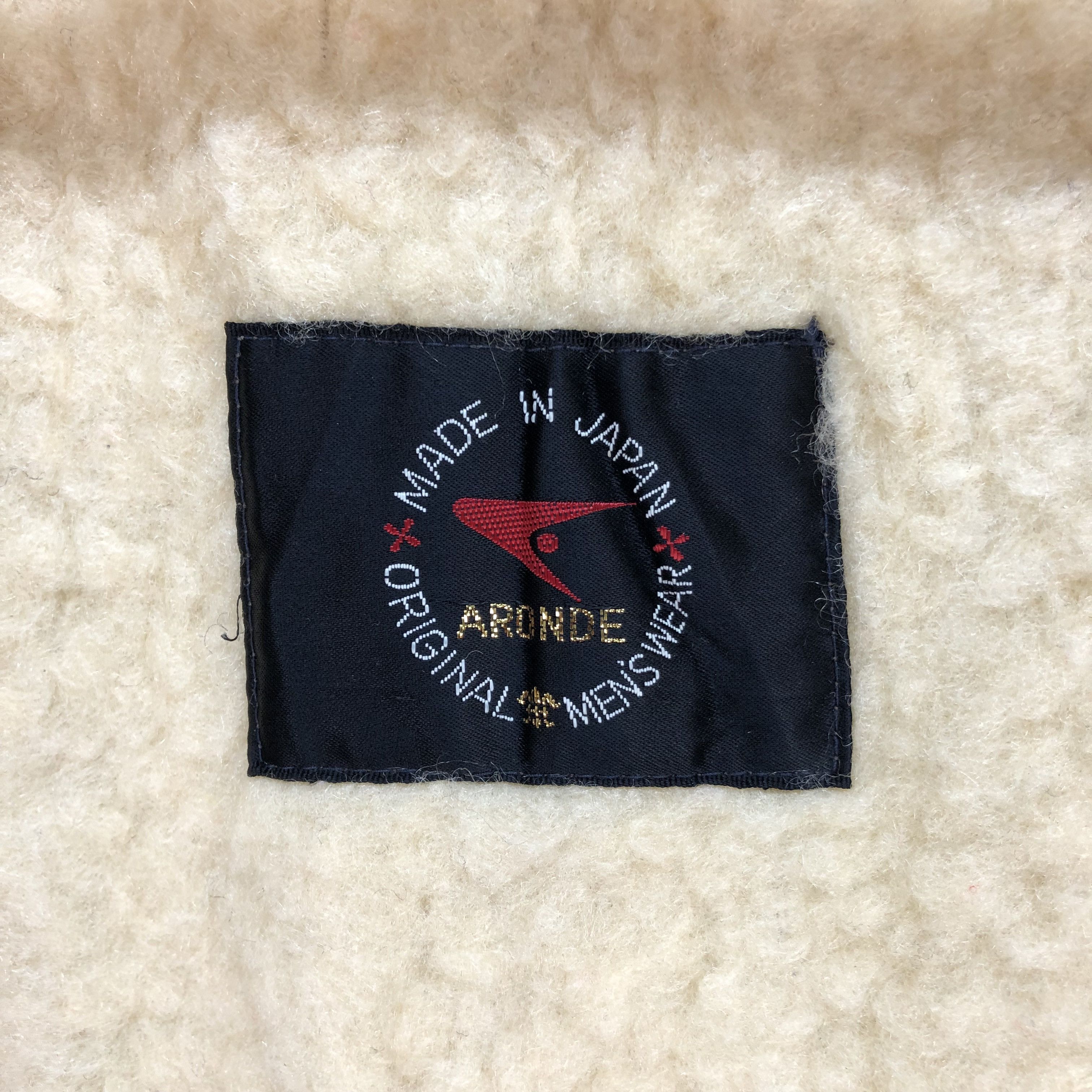 Japanese Brand Aronde Faux Fur Knitted Sherpa Coat Jacket #5810-208 Size US L / EU 52-54 / 3 - 7 Thumbnail