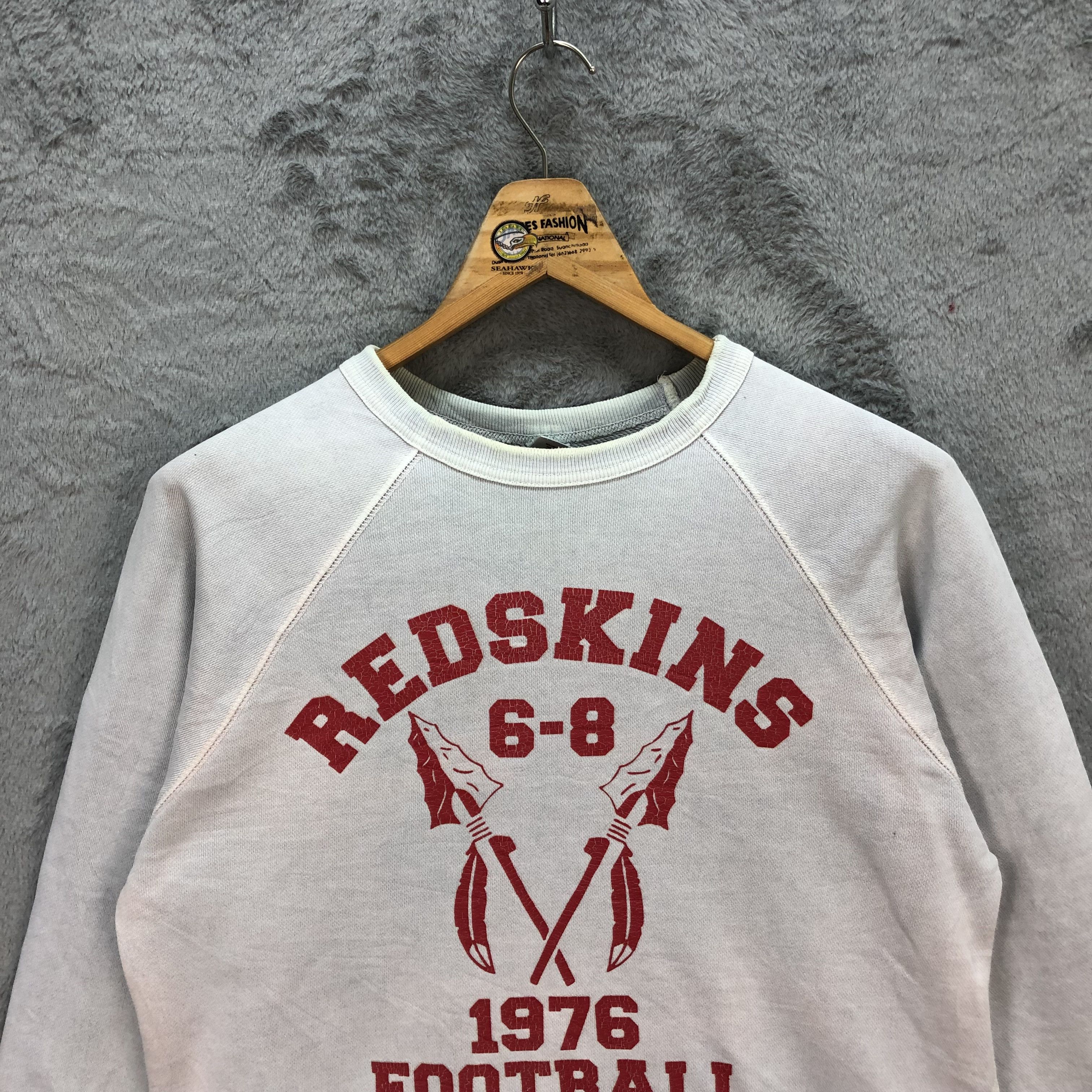 BARNS OUTFITTERS Vintage Redskins Football Big Logo Sweatshirts #5804-207 Size US S / EU 44-46 / 1 - 2 Thumbnail