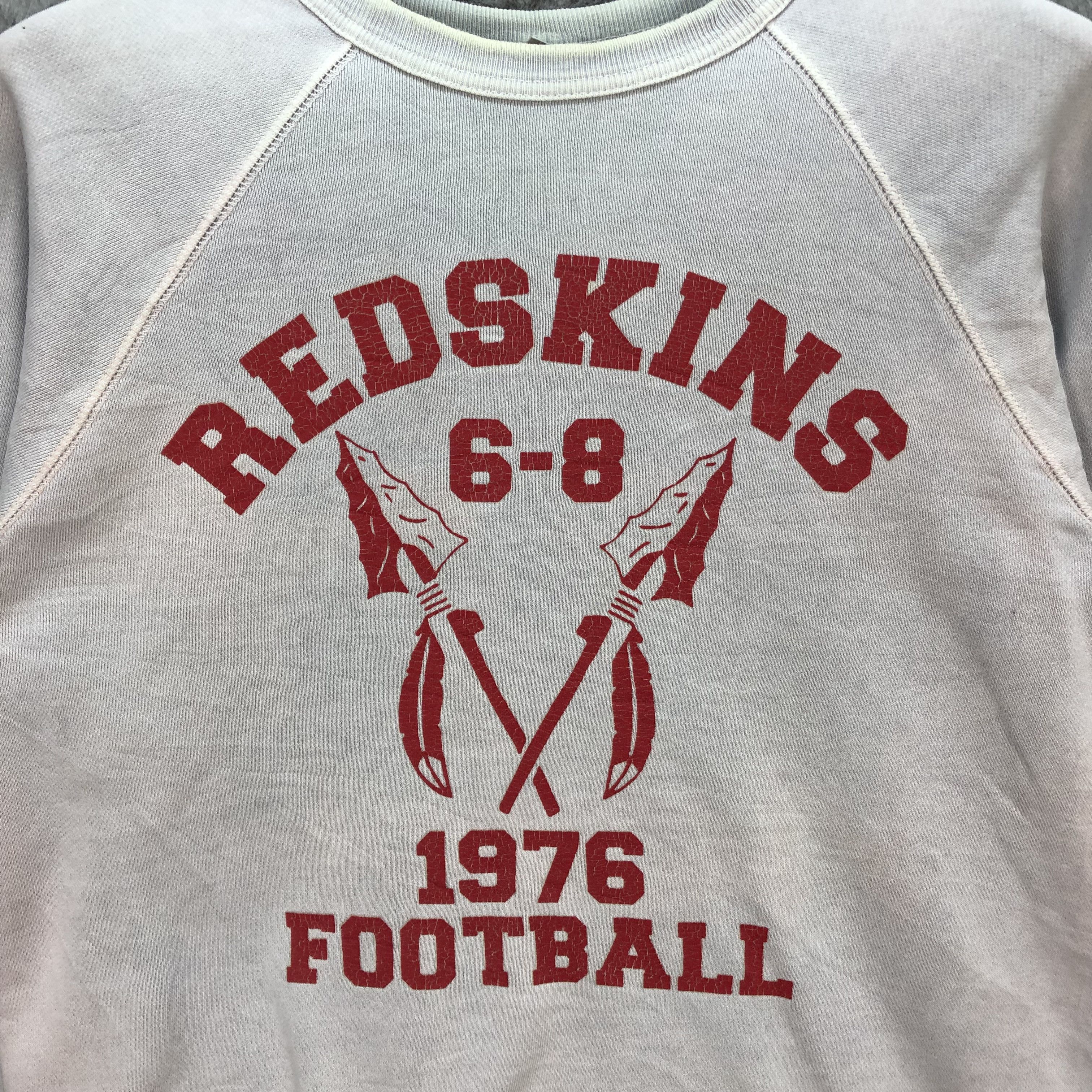 BARNS OUTFITTERS Vintage Redskins Football Big Logo Sweatshirts #5804-207 Size US S / EU 44-46 / 1 - 3 Thumbnail