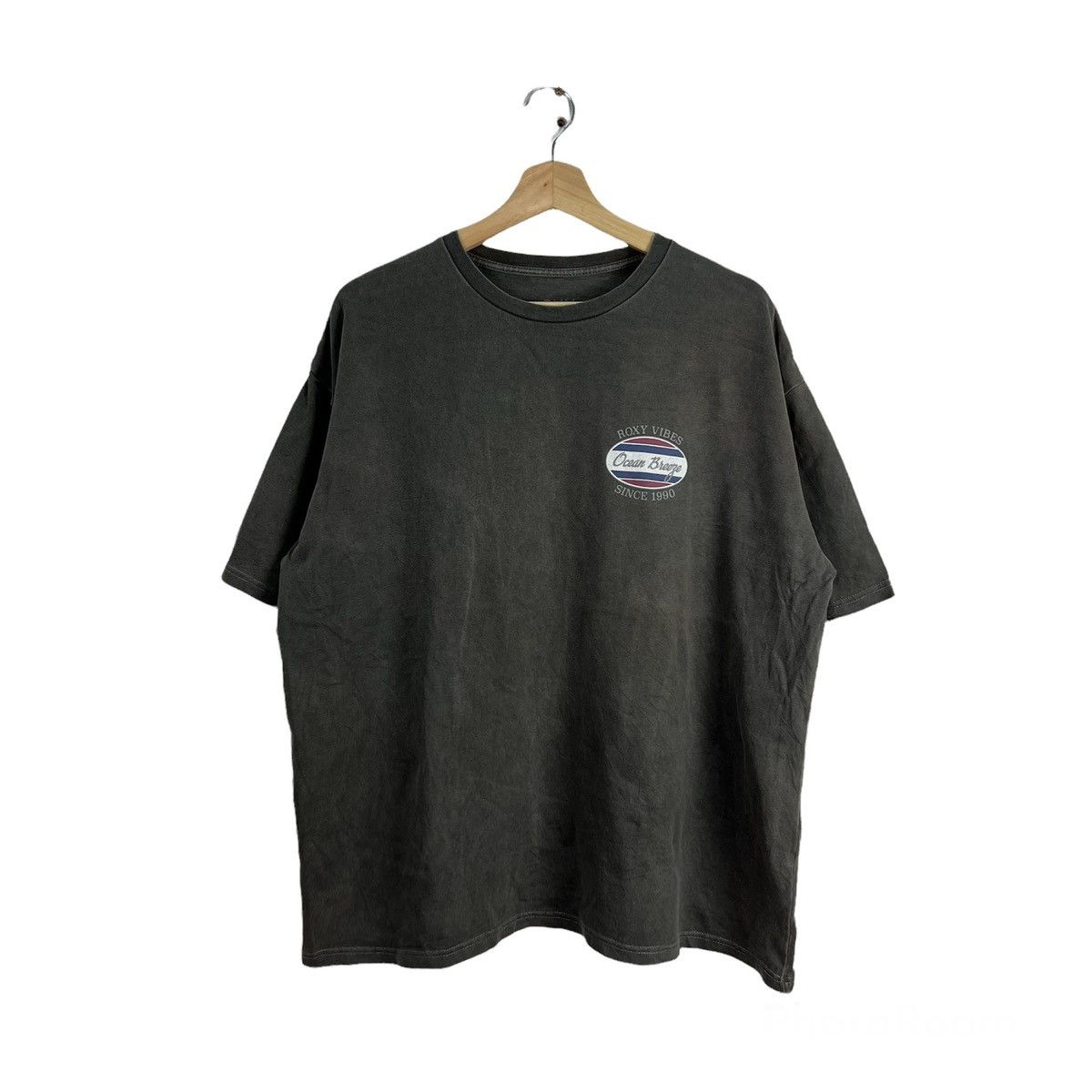 Japanese Brand VINTAGE ROXY VIBES TEE BIG LOGO FADED BY SUN DESIGN Size US M / EU 48-50 / 2 - 1 Thumbnail