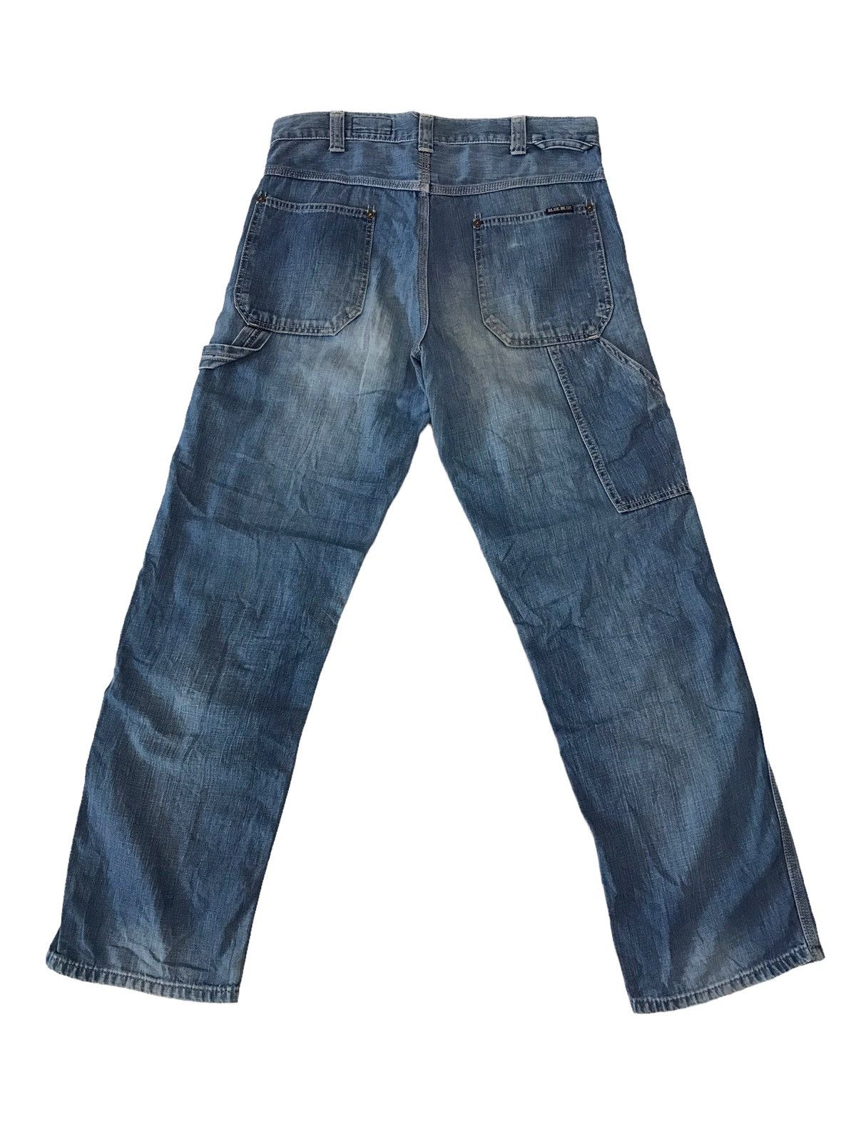 Japan 🇯🇵 Blue Blue Carpenter Faded Denim Jeans ⚡️