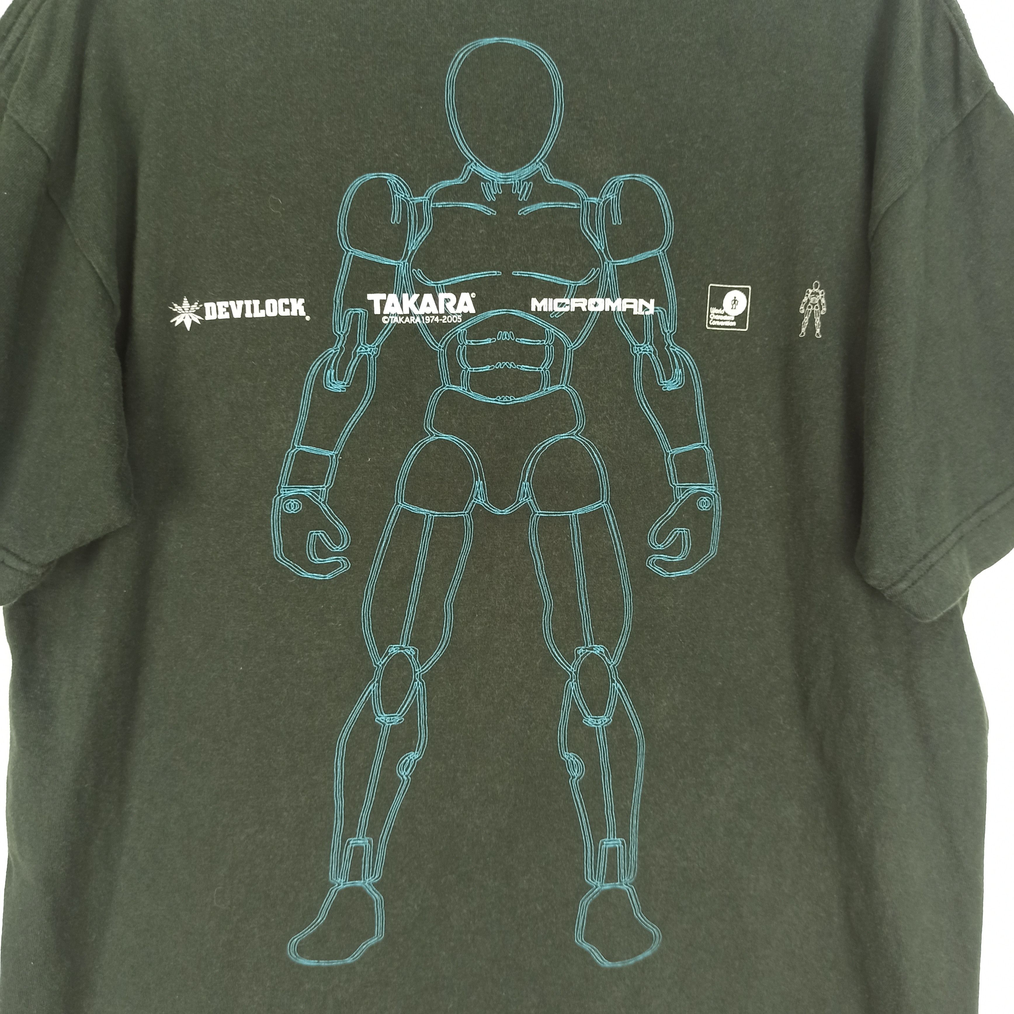 Devilock Rare🔥 Devilock Microman Robot X Takara Tshirt Size US L / EU 52-54 / 3 - 2 Thumbnail