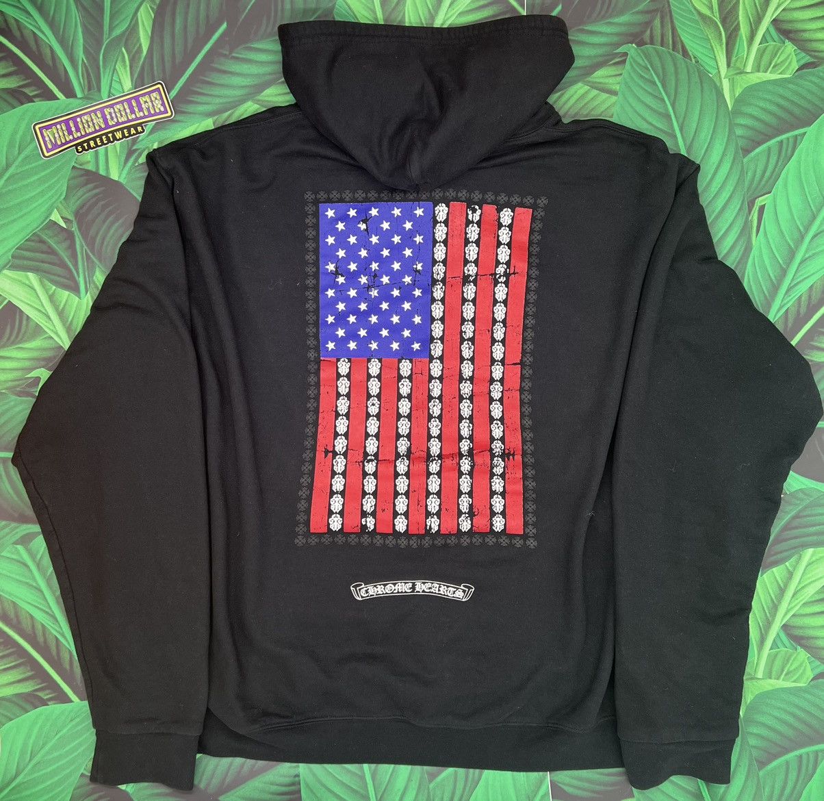 Chrome Hearts American Flag Hoodie | Grailed