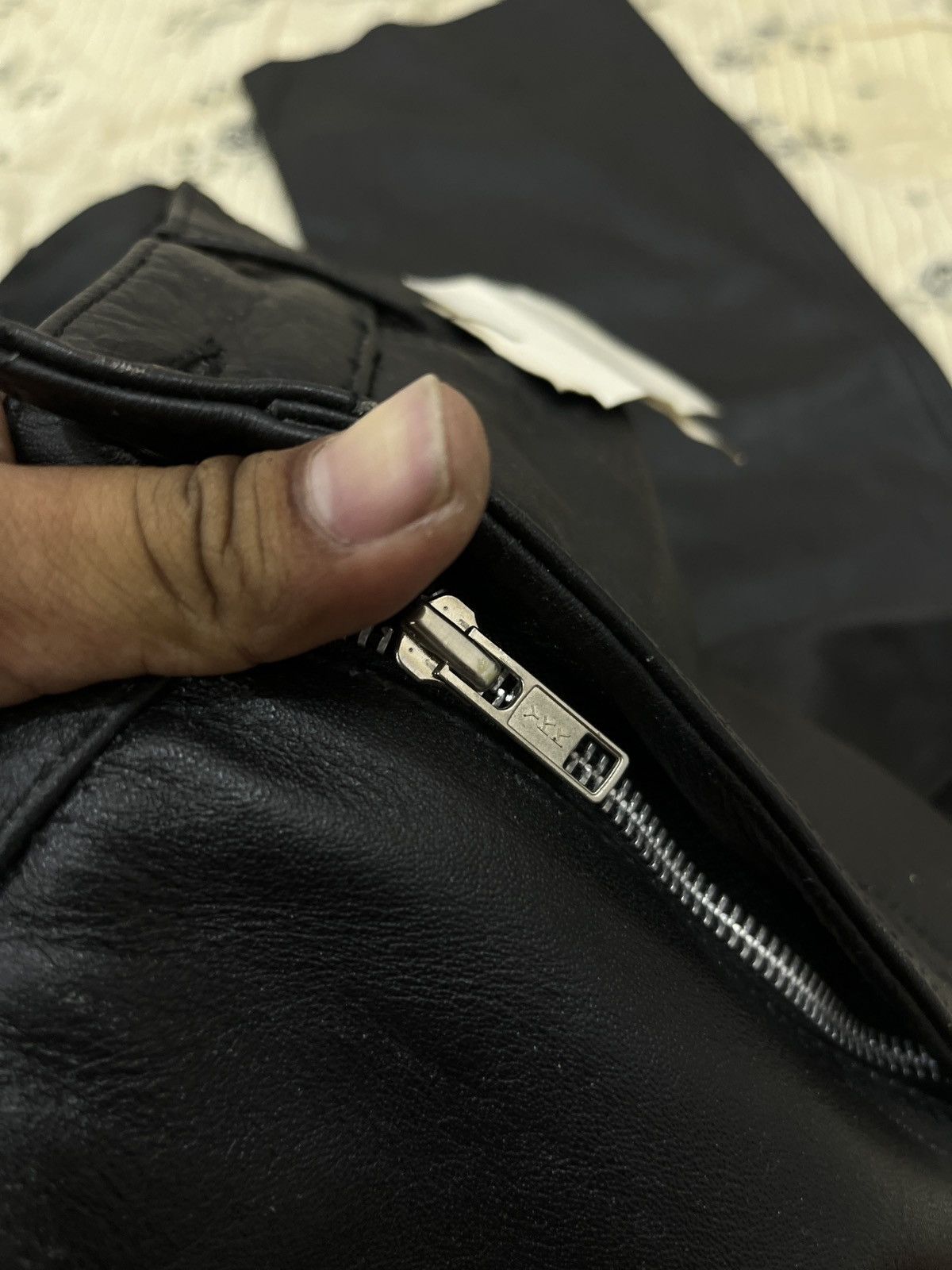 Genuine Leather (Mmmm). HORN WORKS LEATHER PANTS Size US 30 / EU 46 - 14 Thumbnail
