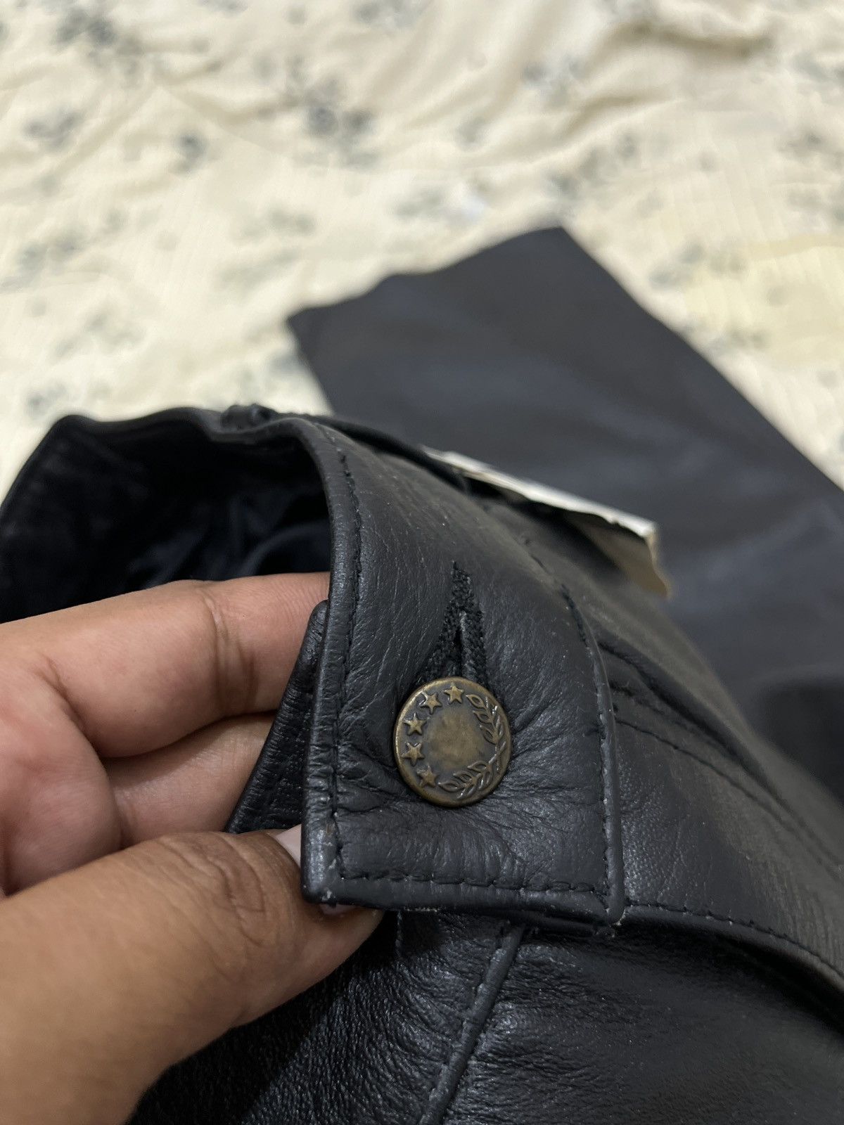 Genuine Leather (Mmmm). HORN WORKS LEATHER PANTS Size US 30 / EU 46 - 13 Thumbnail