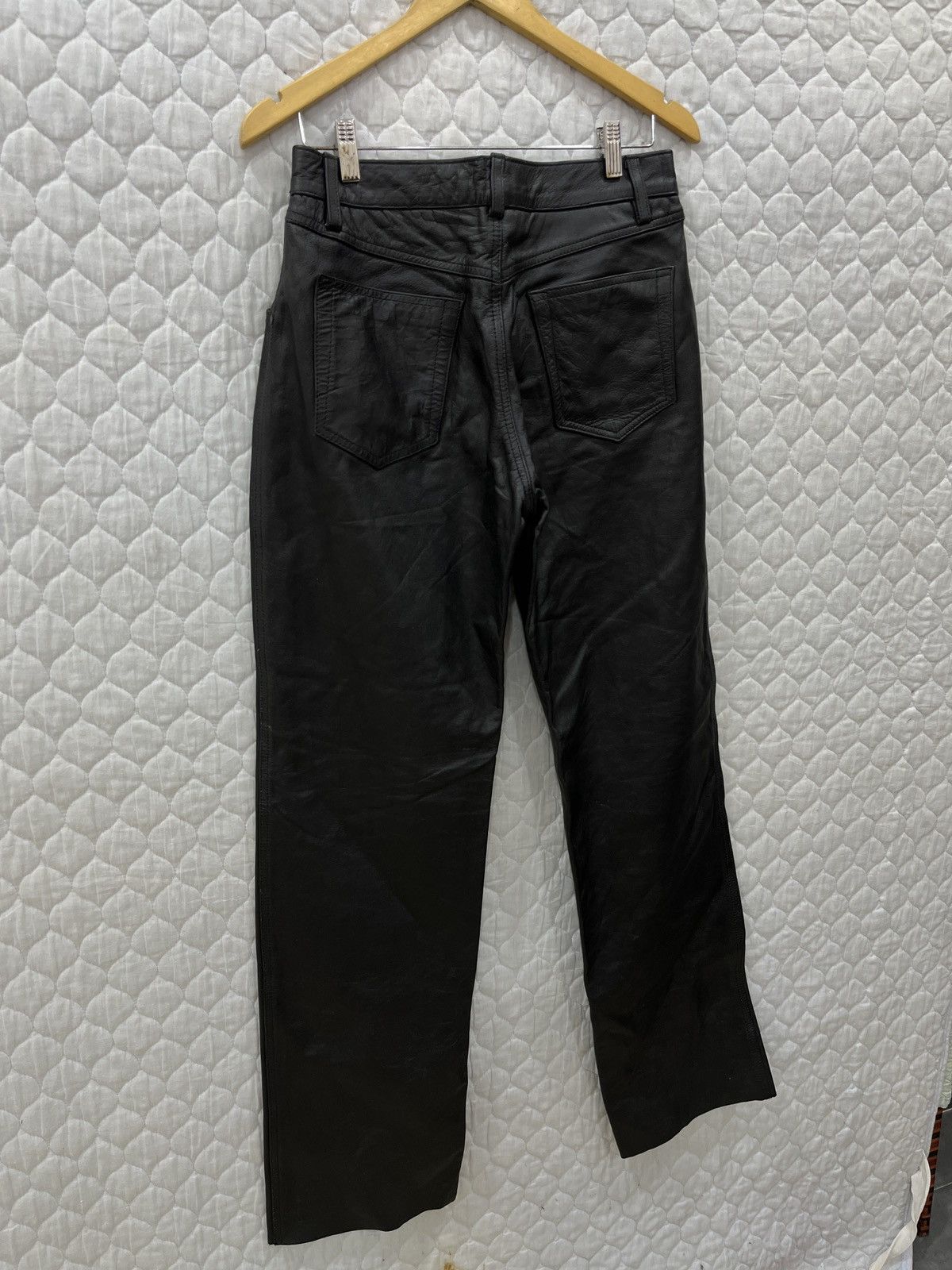 Genuine Leather (Mmmm). HORN WORKS LEATHER PANTS Size US 30 / EU 46 - 5 Thumbnail